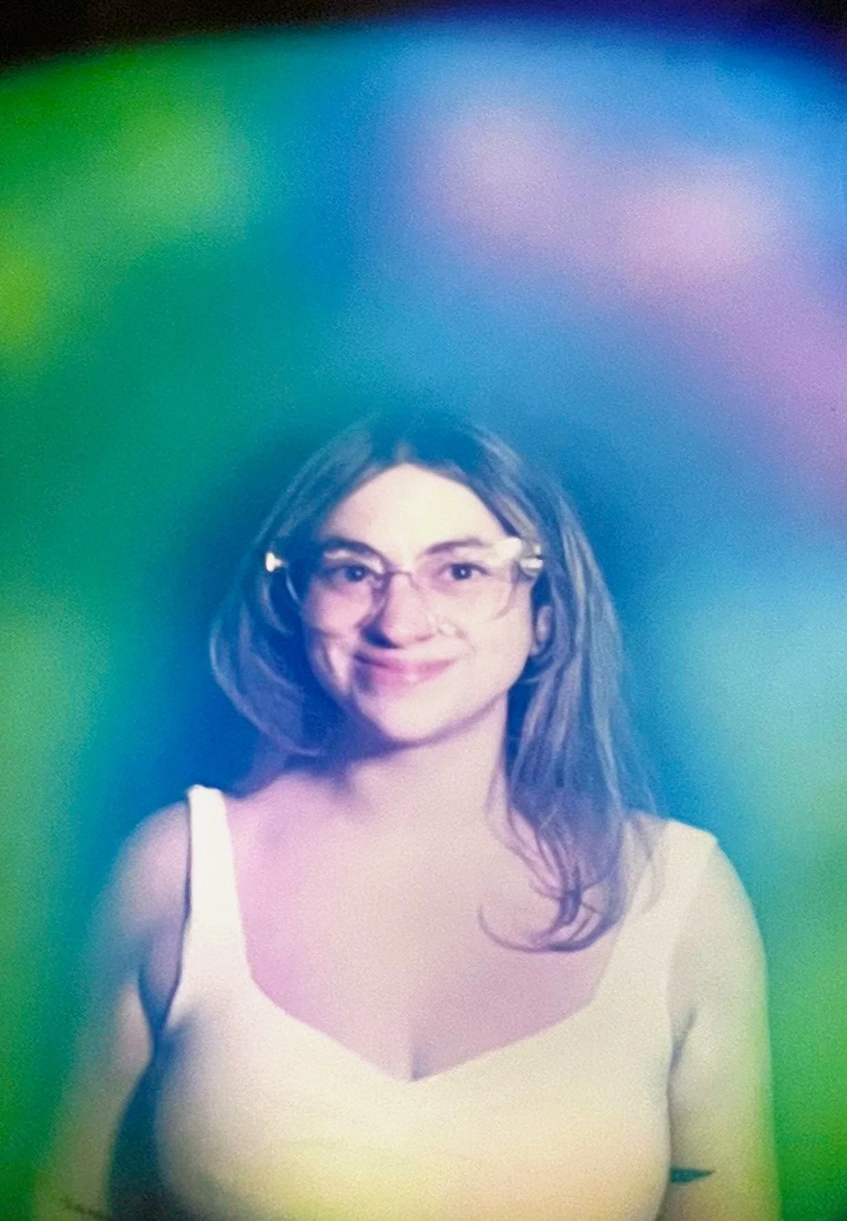 Green and Blue Aura Portrait