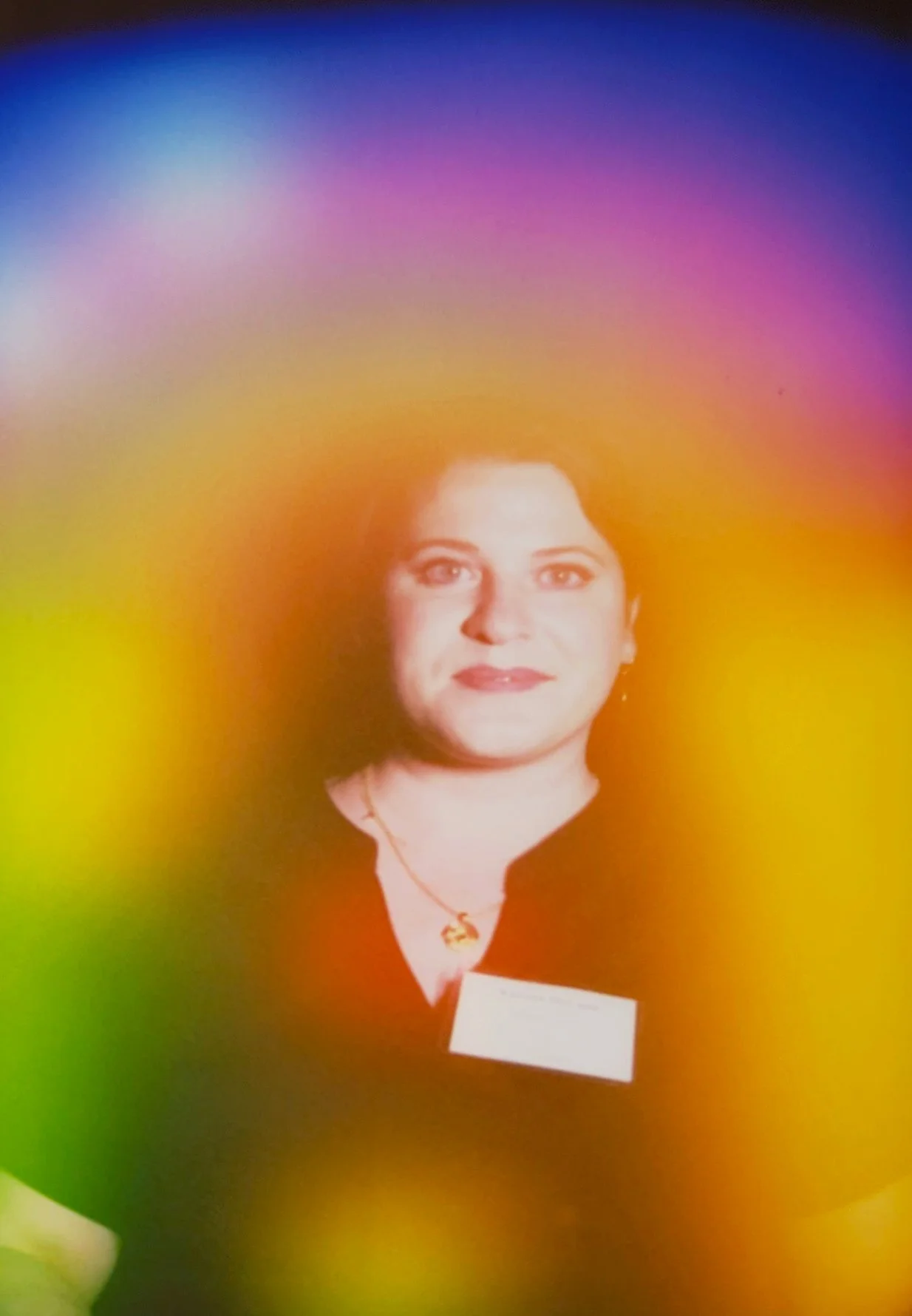 Rainbow and Green Aura Portrait