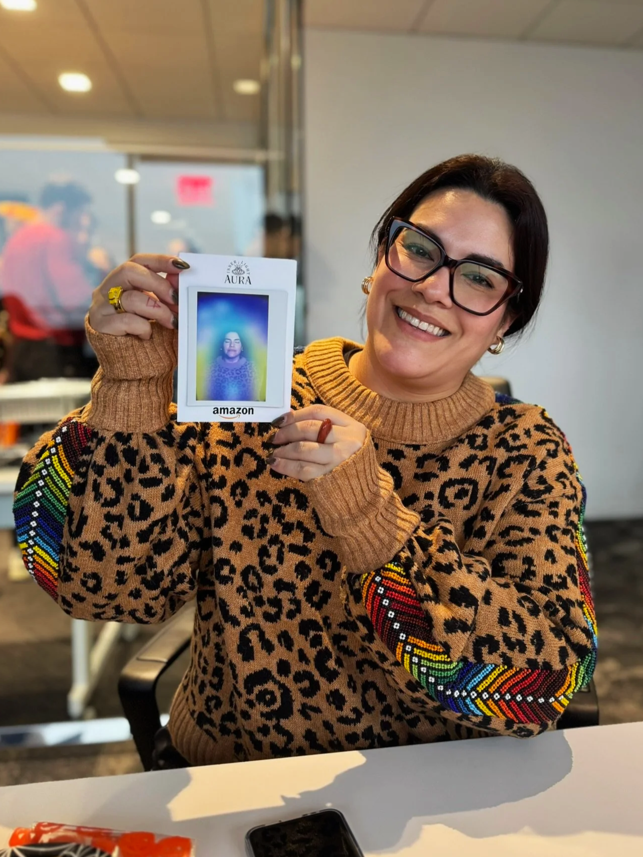 Amazon Employee at their Employee Appreciation in NYC with Inner Light Aura