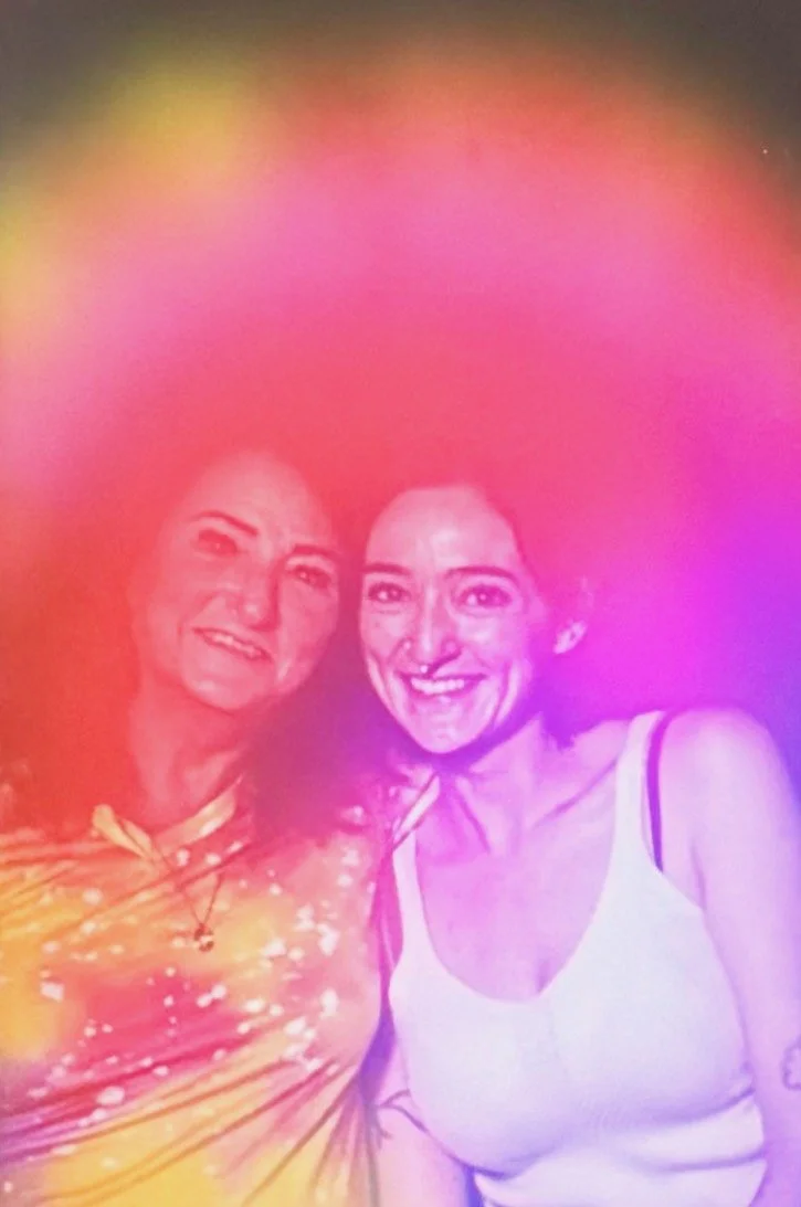 duo aura portrait of a girl and her mom in new jersey