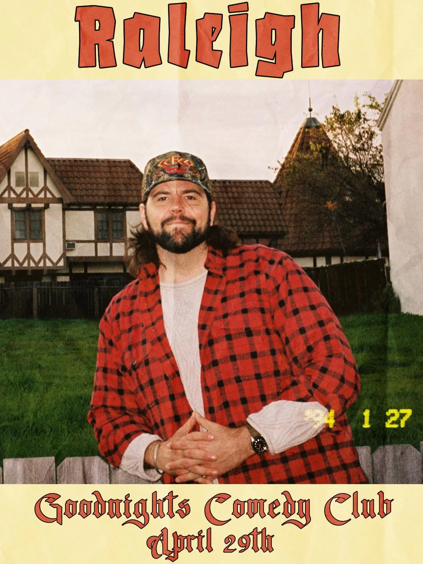 Raleigh, I can&rsquo;t believe I get to say this already but, I&rsquo;m comin&rsquo; home! April 29th in the big boy room at @goodnightscomedy. Let&rsquo;s pack this bad boy out!