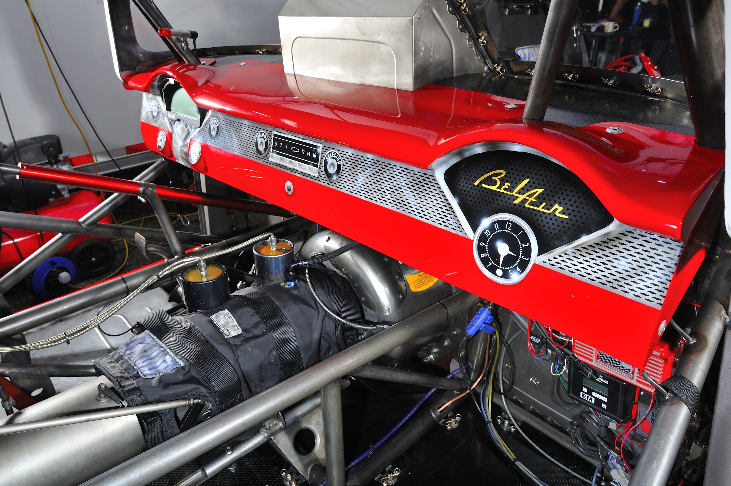 Drag Race Car Interior