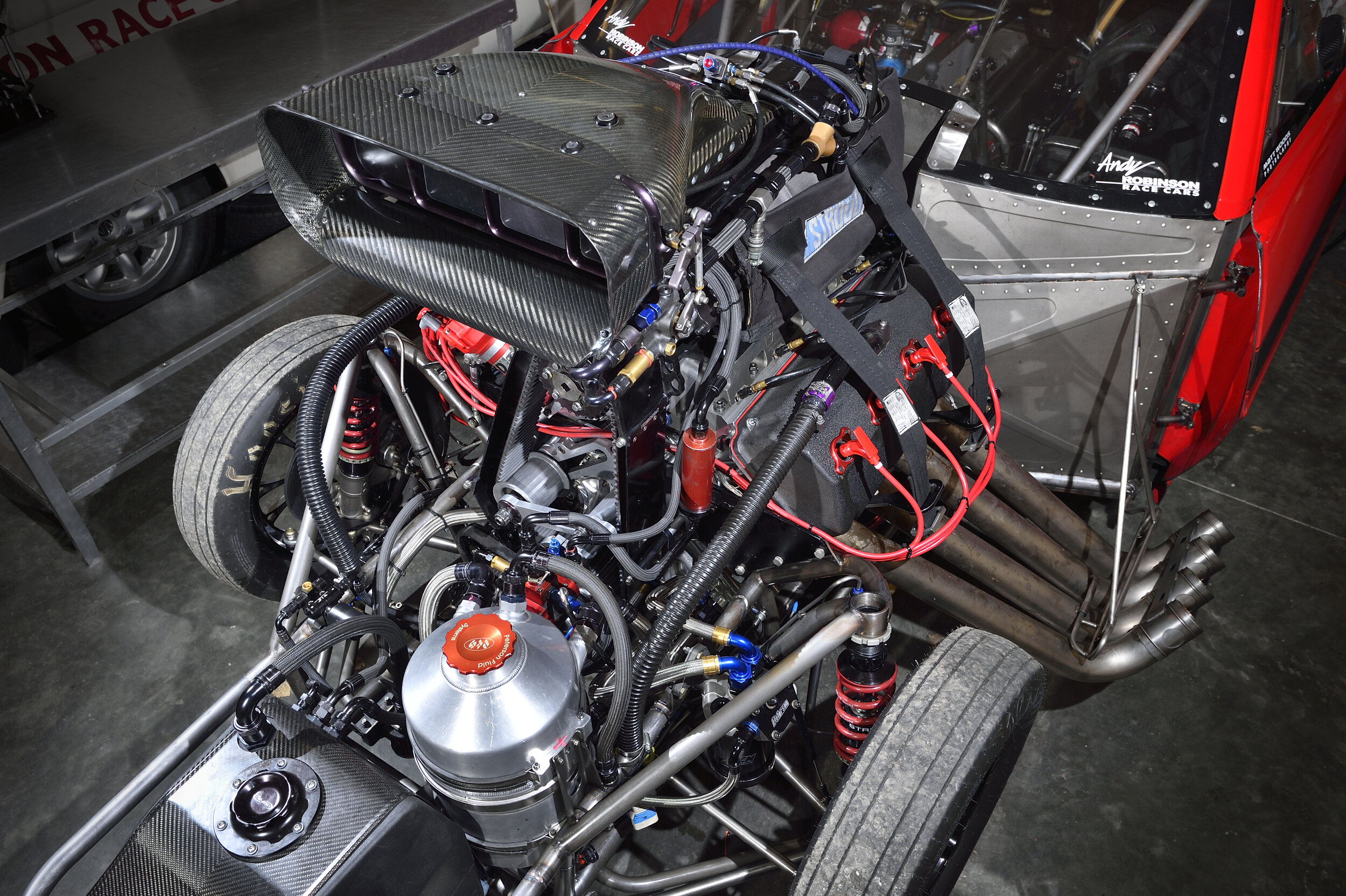 Drag Race Car Interior