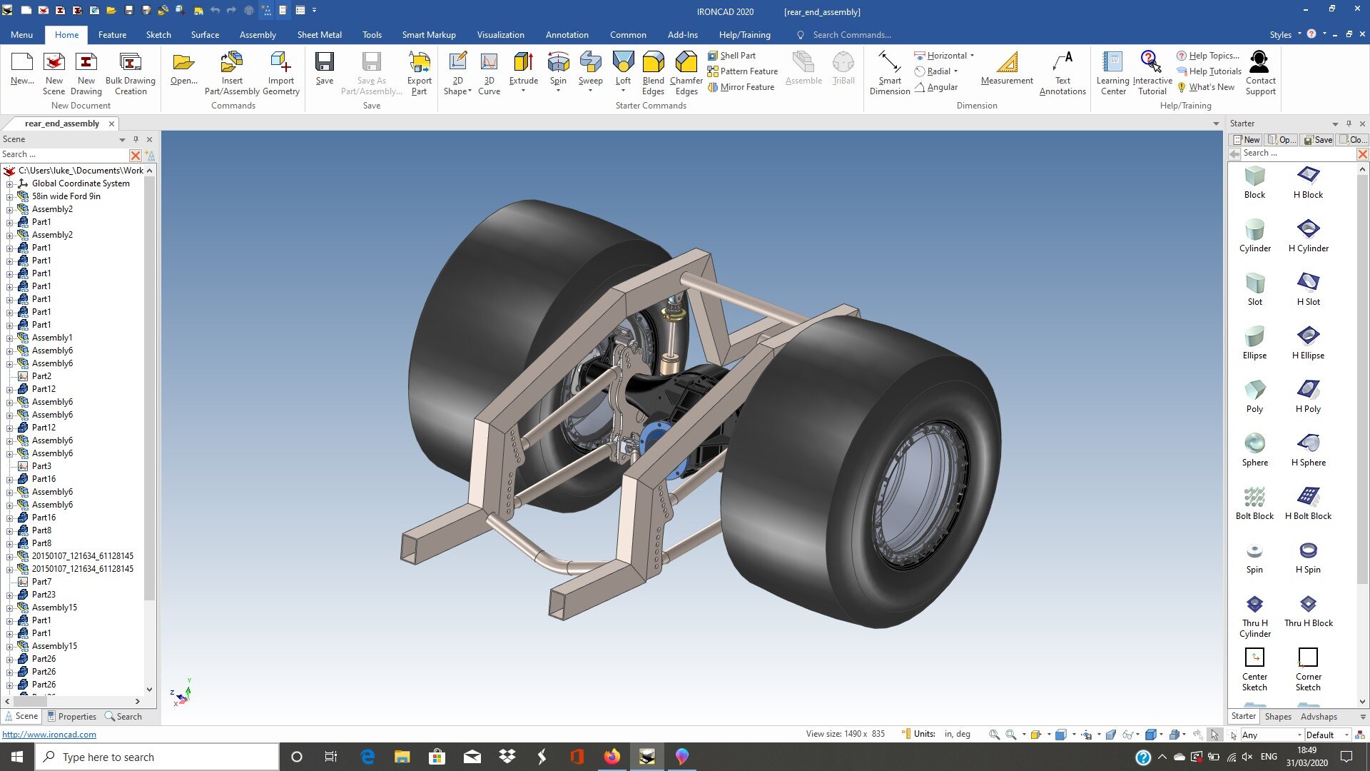 how to use iron cad assembly