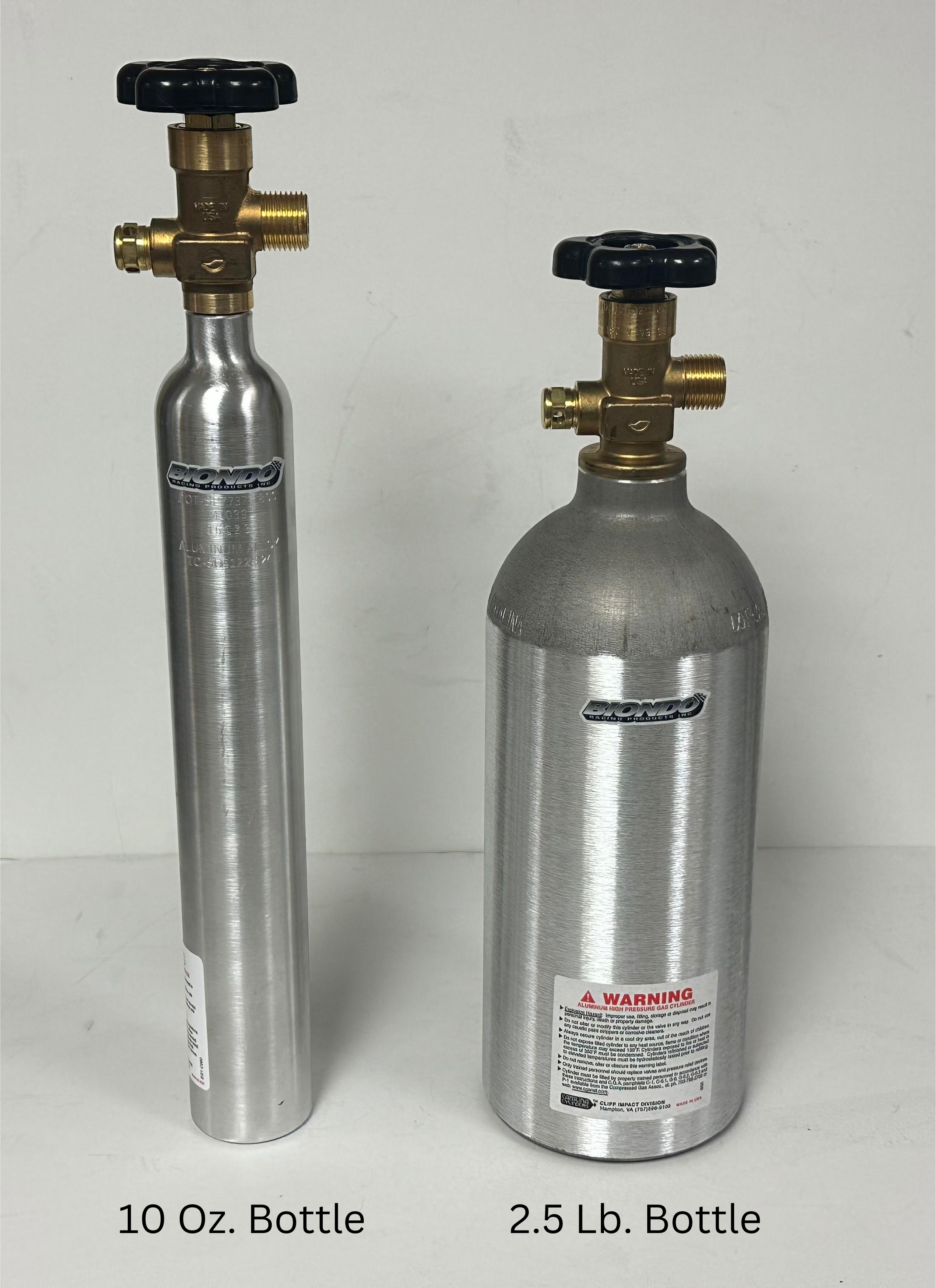 Biondo 2.5 lbs CO2 bottle