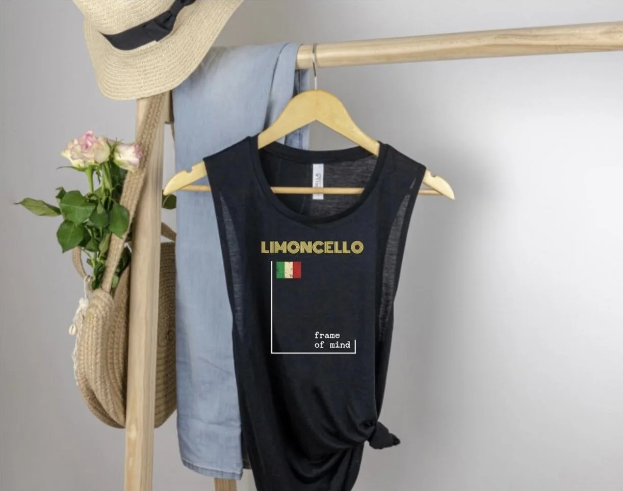 Limoncello frame of mind Women's Bella + Canvas 8803 Muscle tank