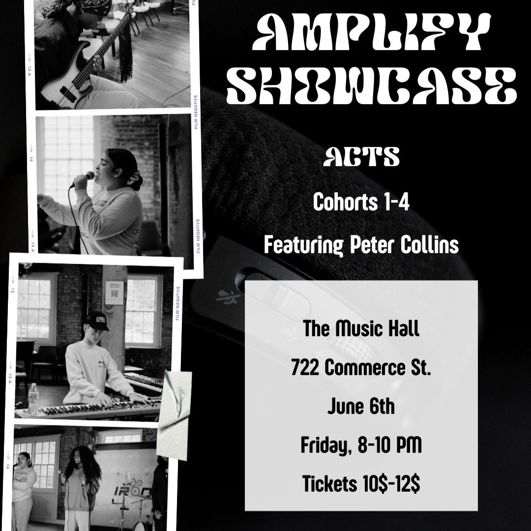 🎤 Rap. Soul. Real Vibes.
Come through for the Amplify Music Showcase &mdash; a night of original music from rising artists in our program who&rsquo;ve been putting in the work and bringing the heat. Expect hard-hitting rap, smooth flows, and honest 