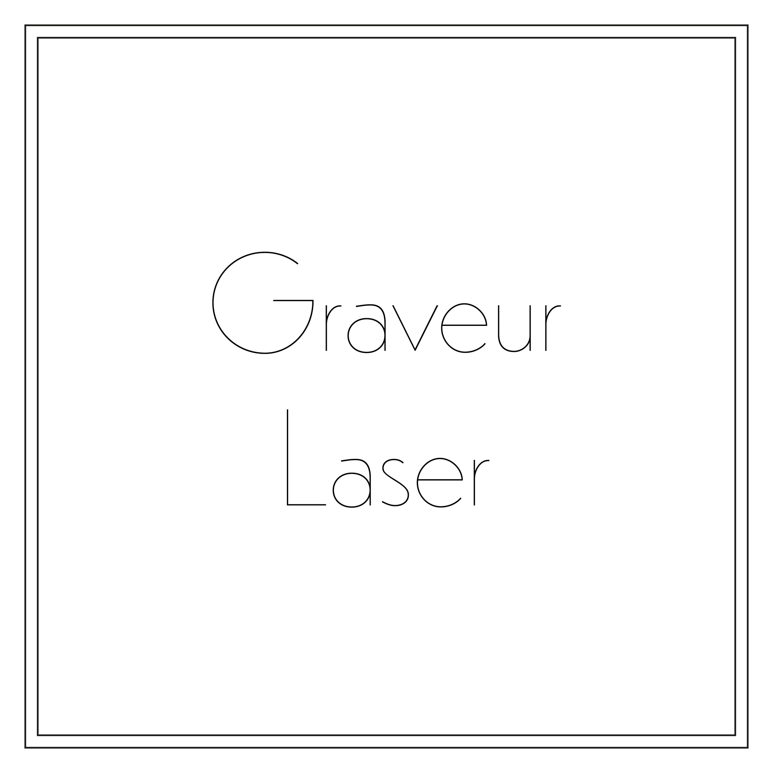 Graveur laser