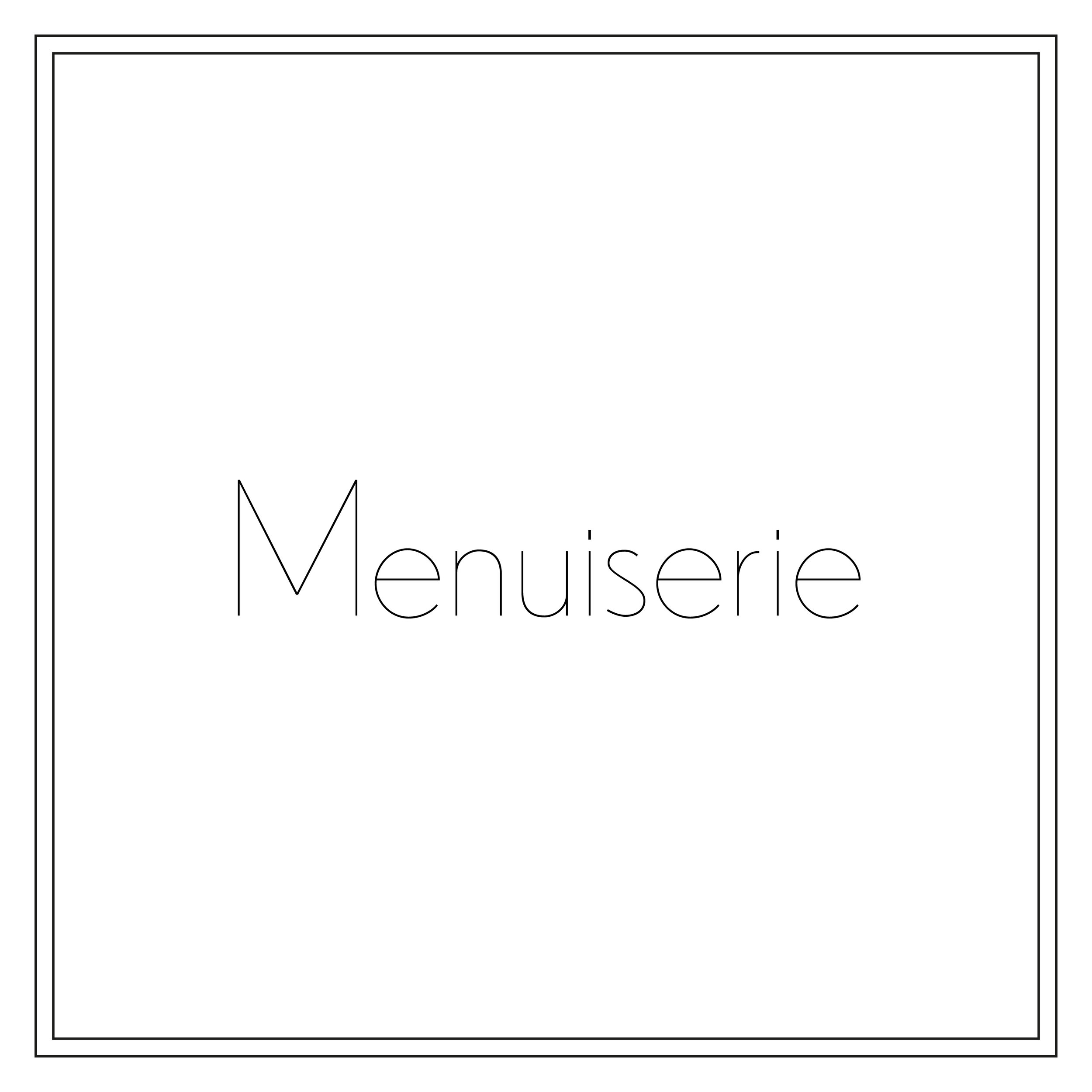 Menuiserie