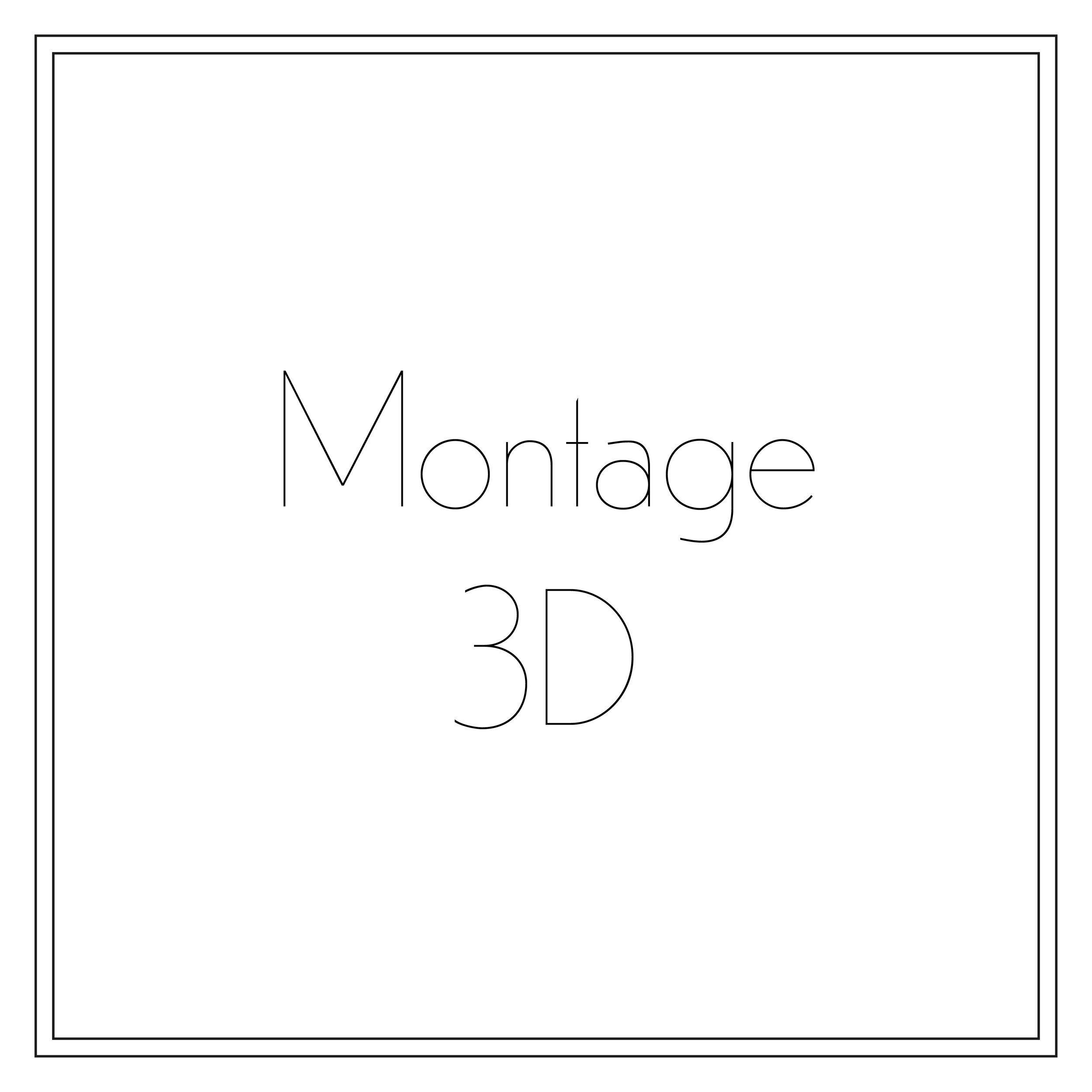 Montage vidéo et création 3D