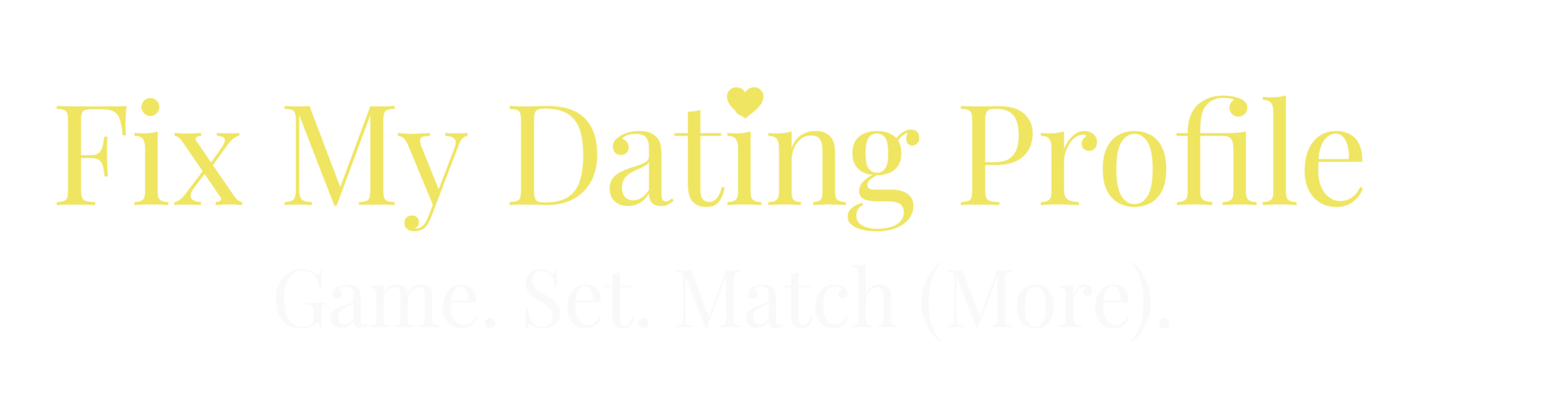 Fix My Dating Profile