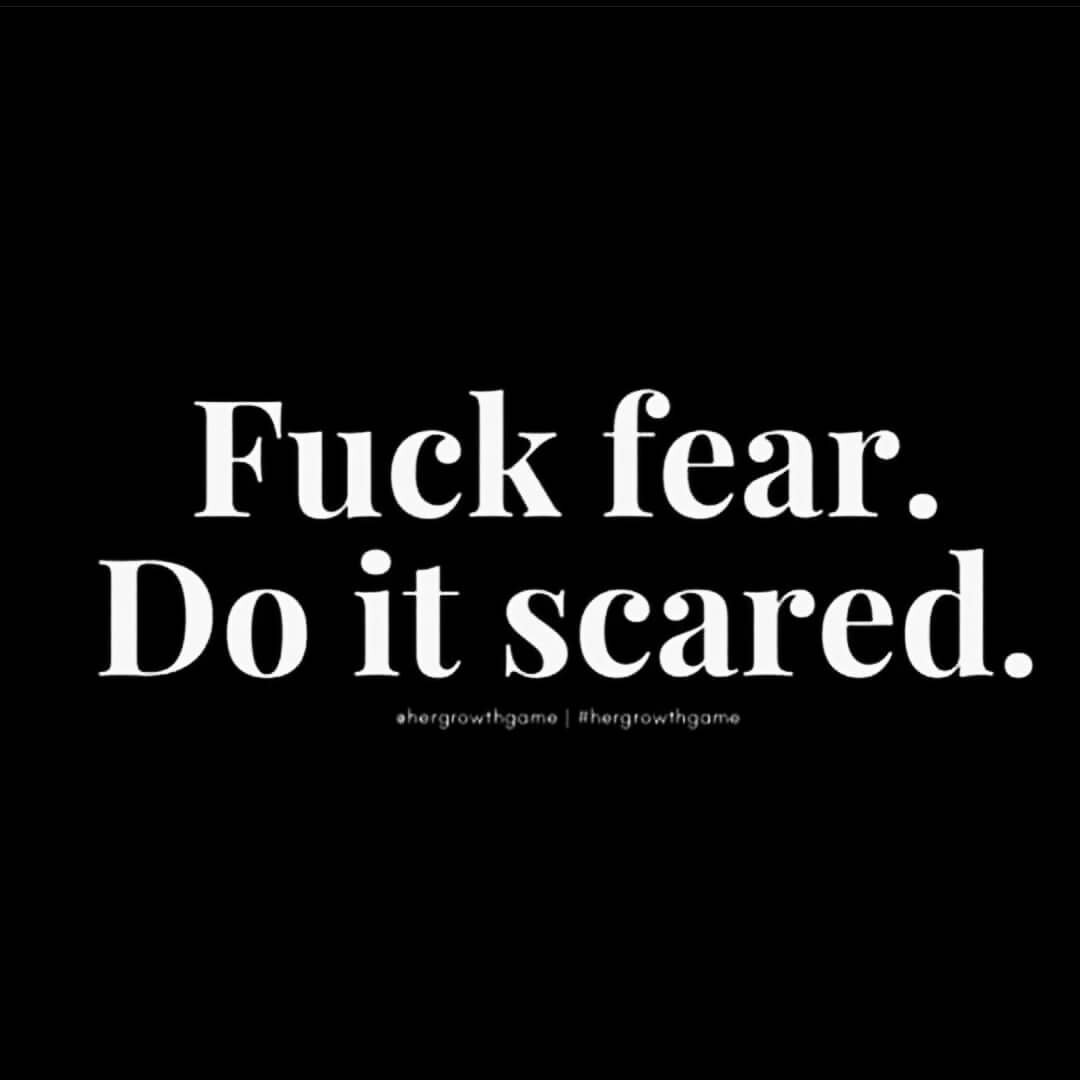 Feel the fear and do it anyways! A great book and mantra. This mantra describes my life. Quitting corporate. Going to Gabon. Moving to Mexico. You think I wasn't scared? I was shitting my pants scared- I'm scared of everything! But I never let it sto