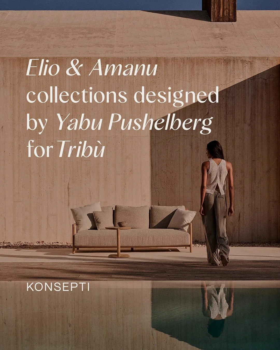 Elio &amp; Amanu designed by @yabupushelberg for @tribu_official_page &ndash; where design meets quiet poetry

With Elio, comfort takes on a sculptural form. Softly curved lines, a cocooning silhouette, and handwoven Tricord&reg; fibers create a sere