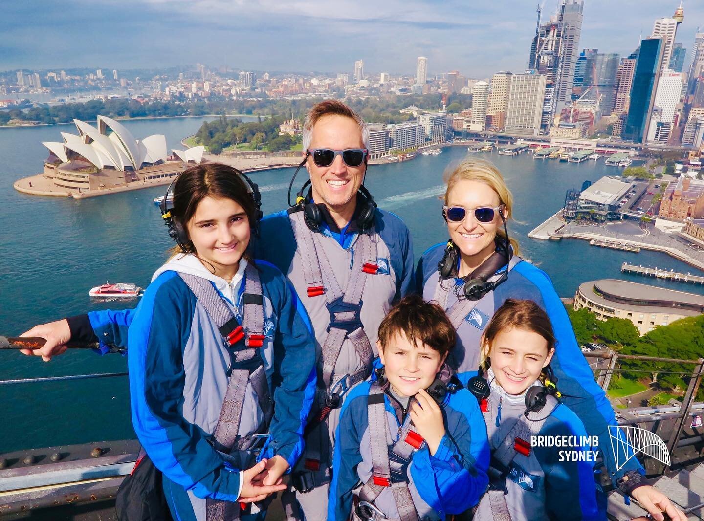 Downunder and on top of the world @bridgeclimb ✅🇦🇺 #sydneylife @luxefamilytravel