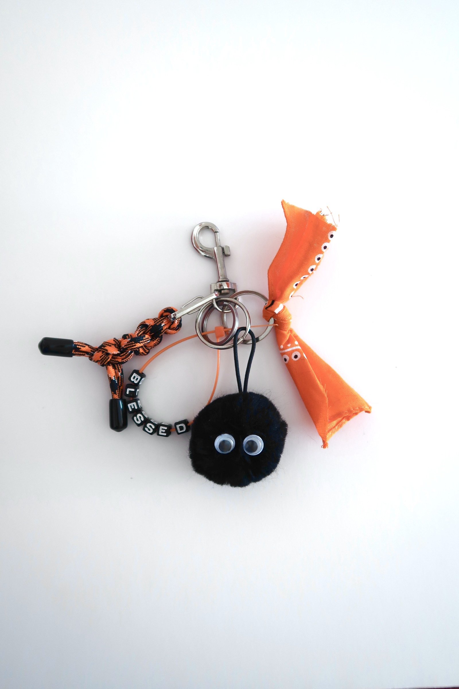 Orange Bag Charm