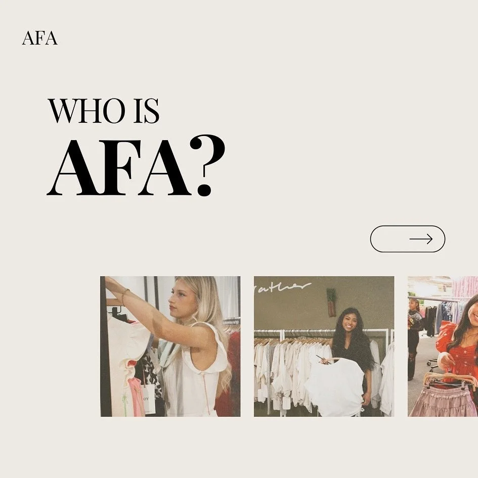 Who is AFA? 
We’re a wholesale staffing agency connecting talented individuals with the best opportunities in the fashion industry. 
Our mission? To help you build a thriving career by providing access to top brands, valuable connections, and