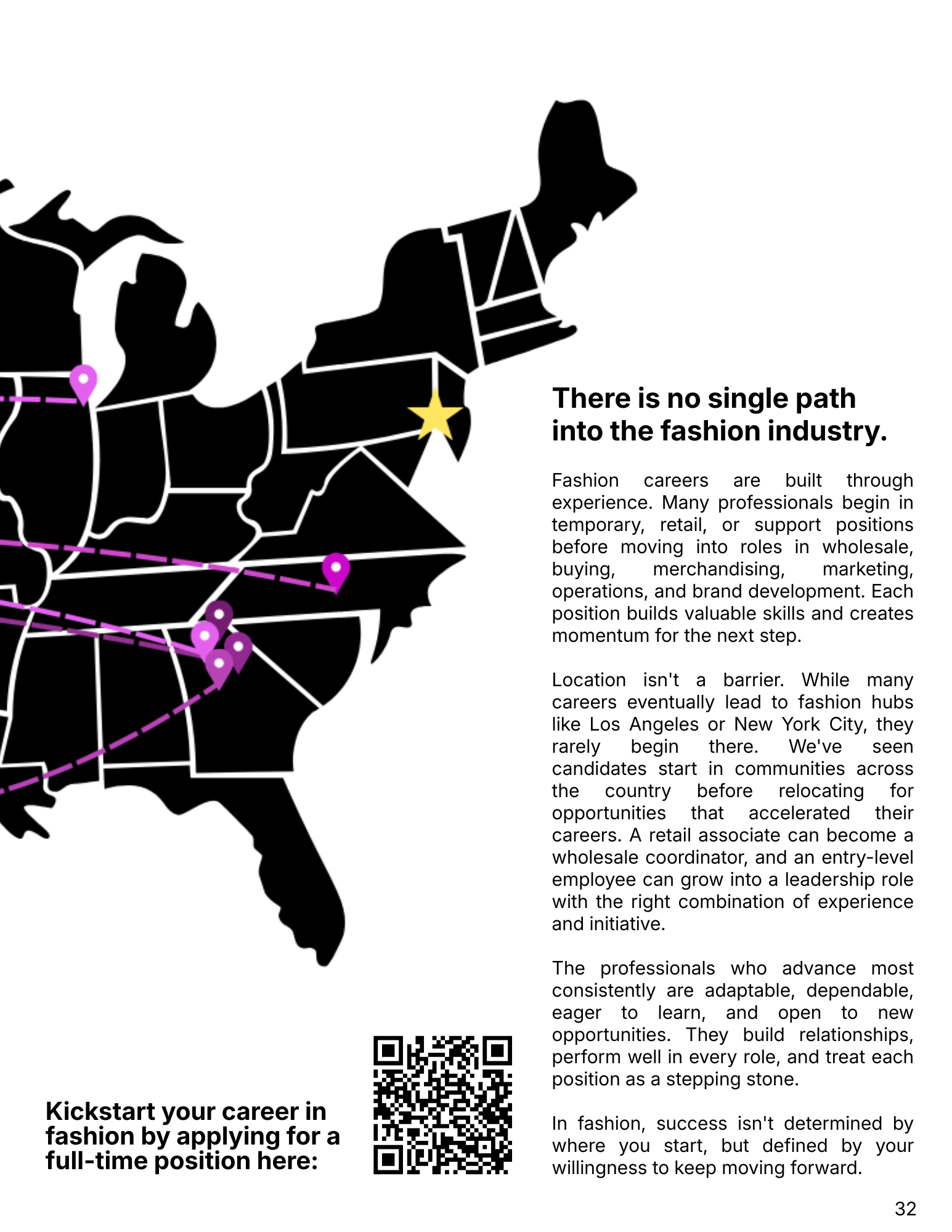 From First Job to Long-Term Career in Fashion - A Permanent Career Placement Map, Page 2