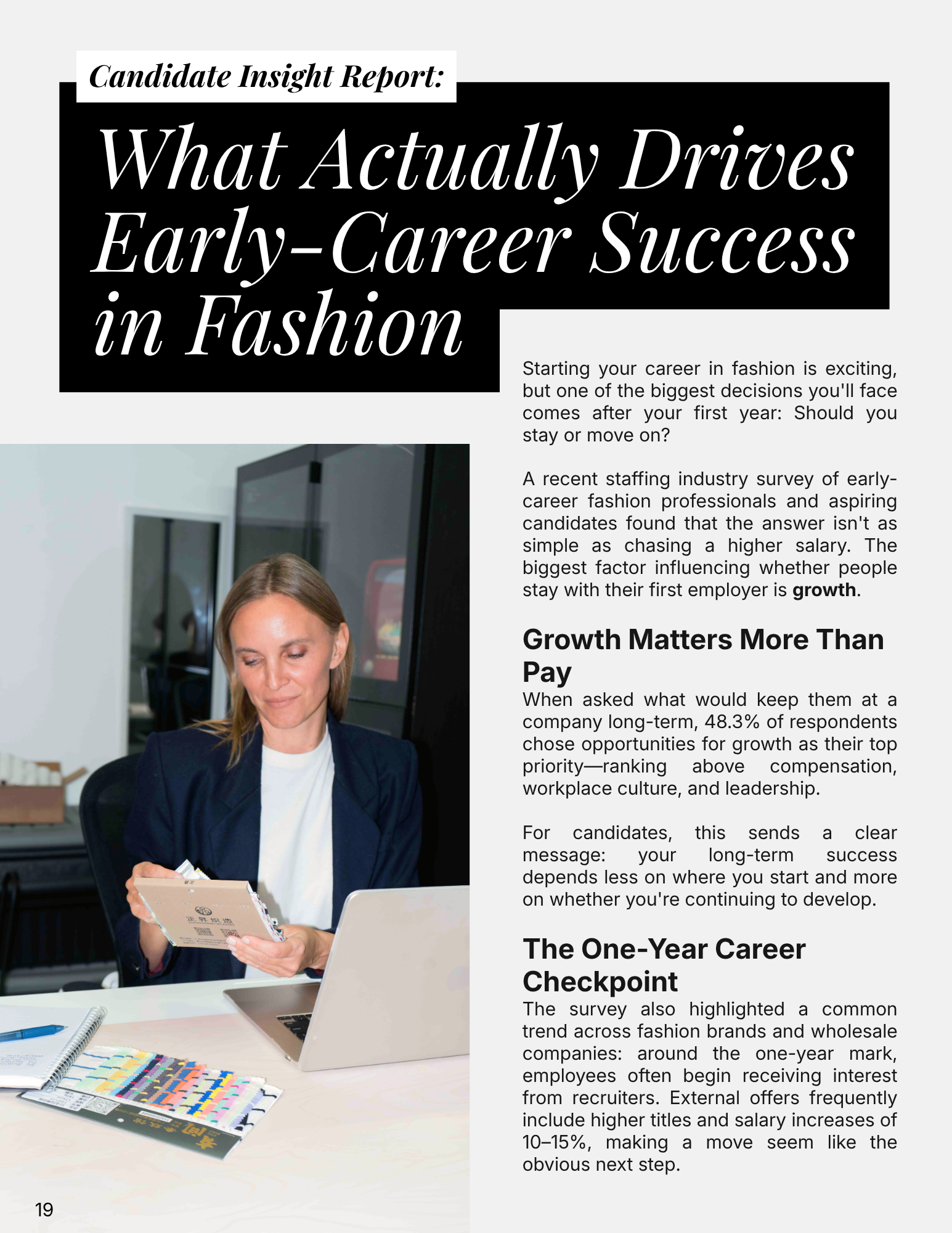 What Actually Drives Early-Career Success in Fashion, Page 1