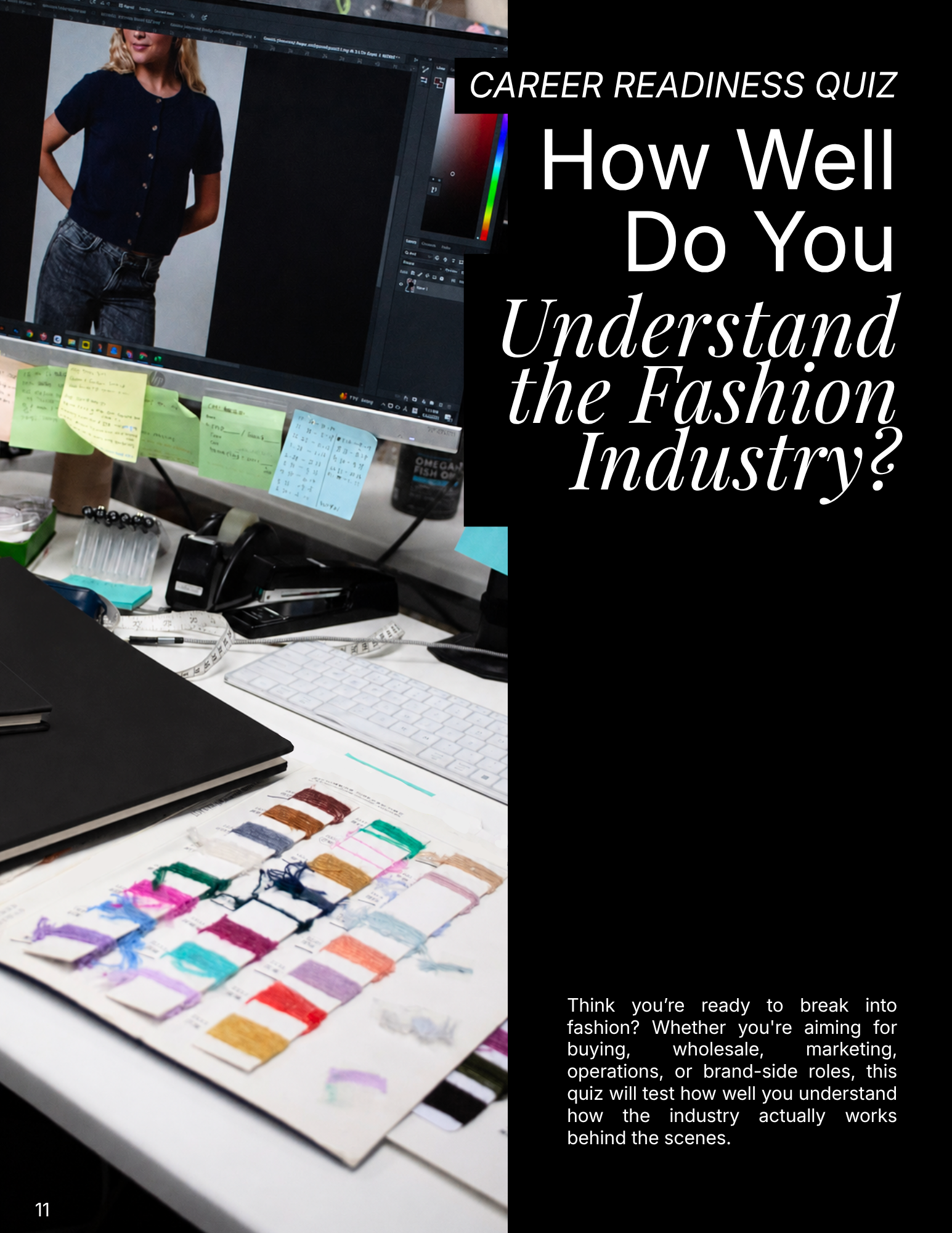 Career Readiness Quiz: How Well Do you Understand the Fashion Industry? Page 1