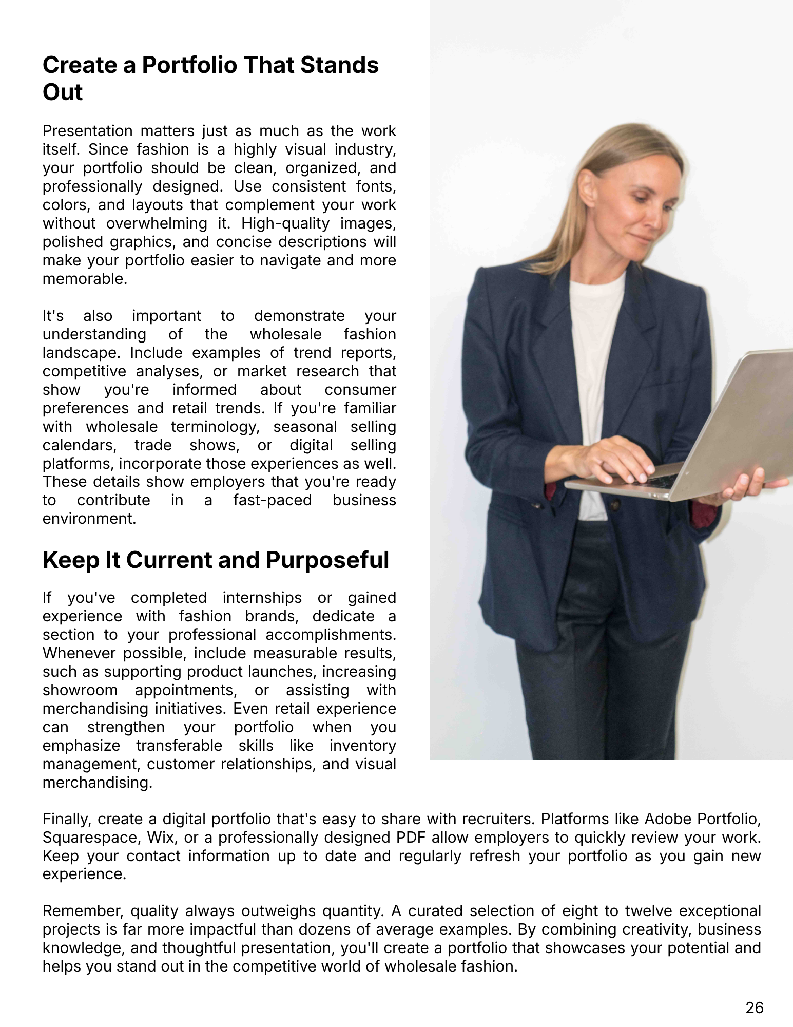 How to Build a Portfolio to Land Your Dream Job, Page 1