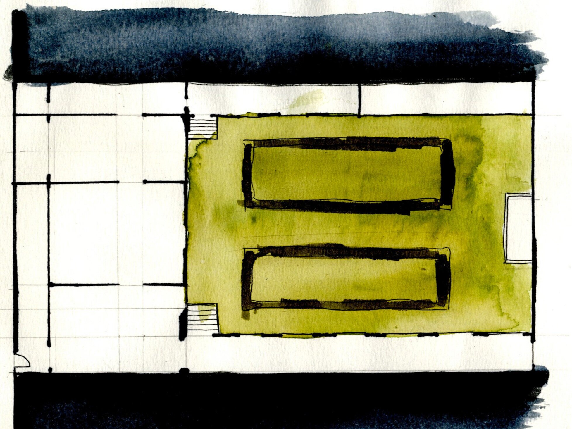 plan | nunnery suite with courtyard | certosa