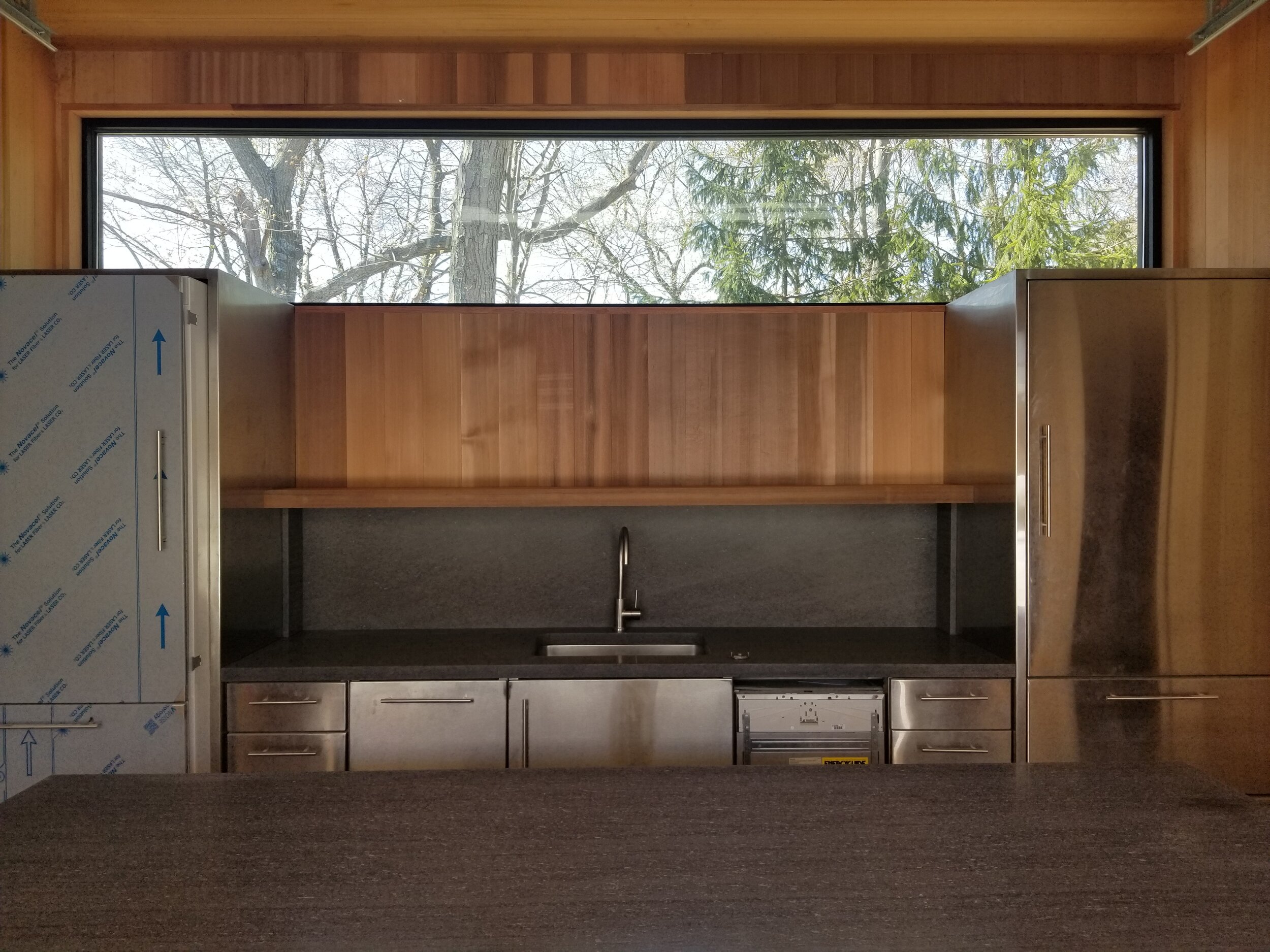la cuisine de le pool house