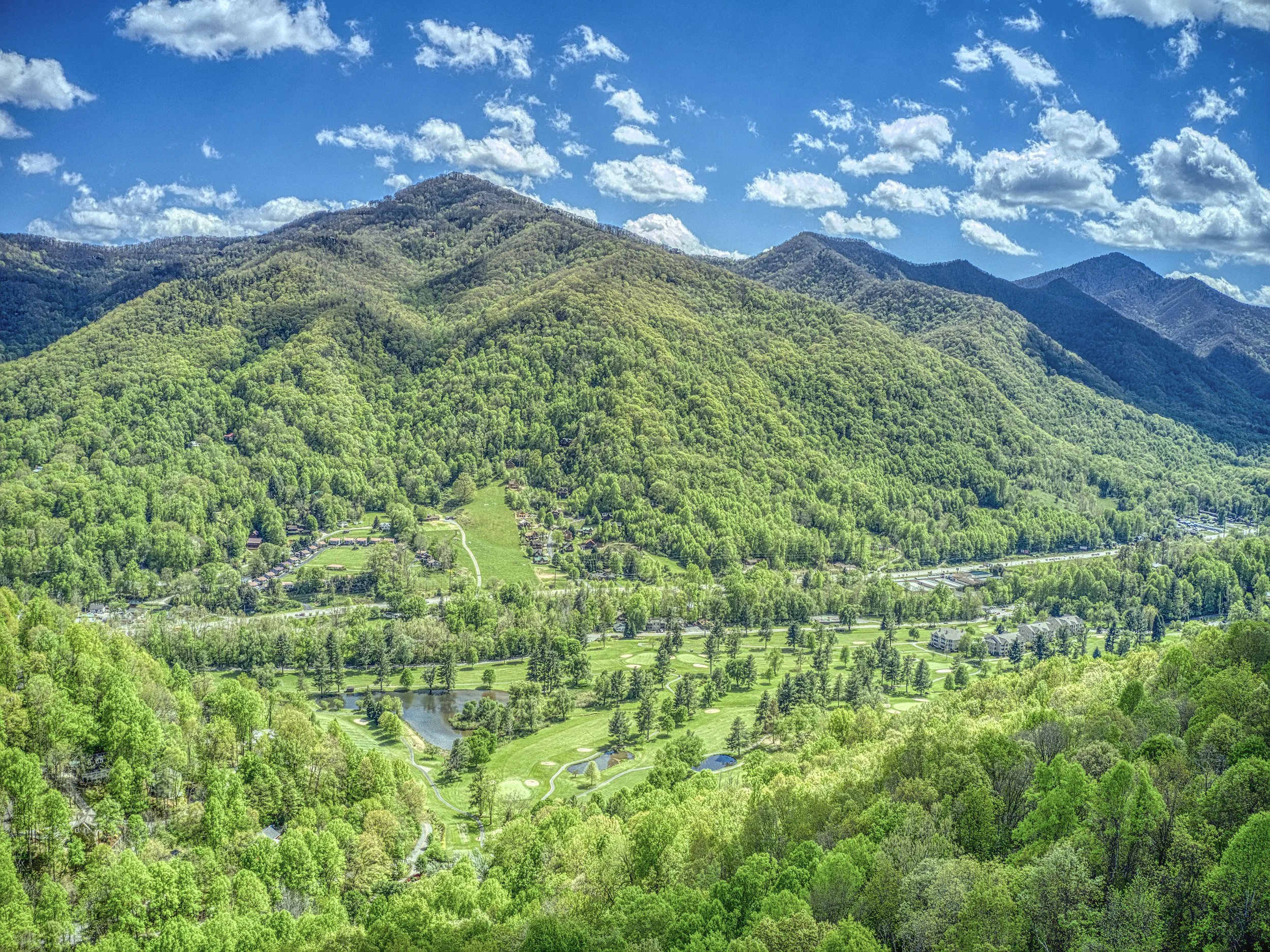 Enjoy a round of golf at the Maggie Valley Country Club.  A 5-minute drive from Shady Creek.