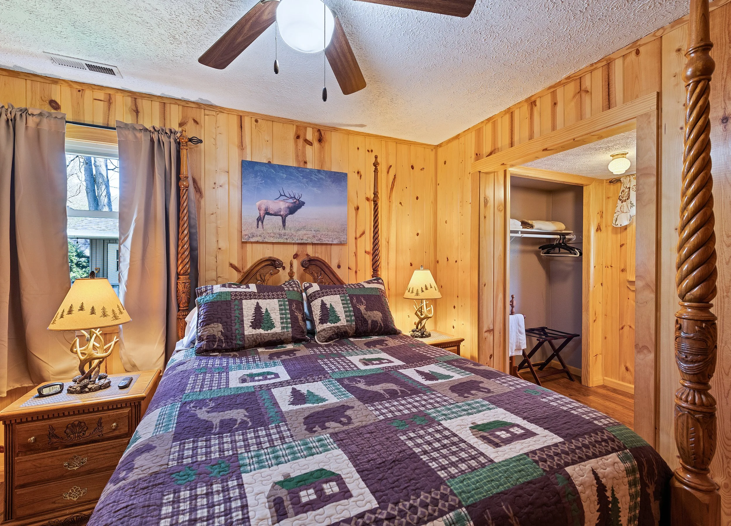 Primary bedroom has ensuite full bathroom