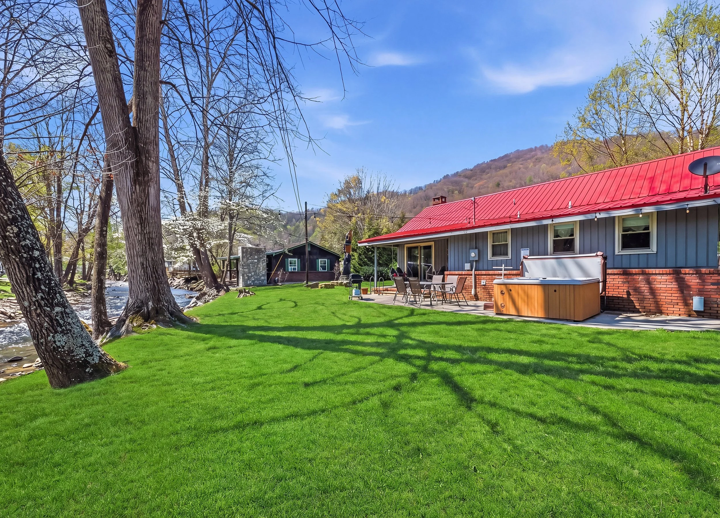 Creekside, mountain views and a relaxing location.  Come see for yourself.