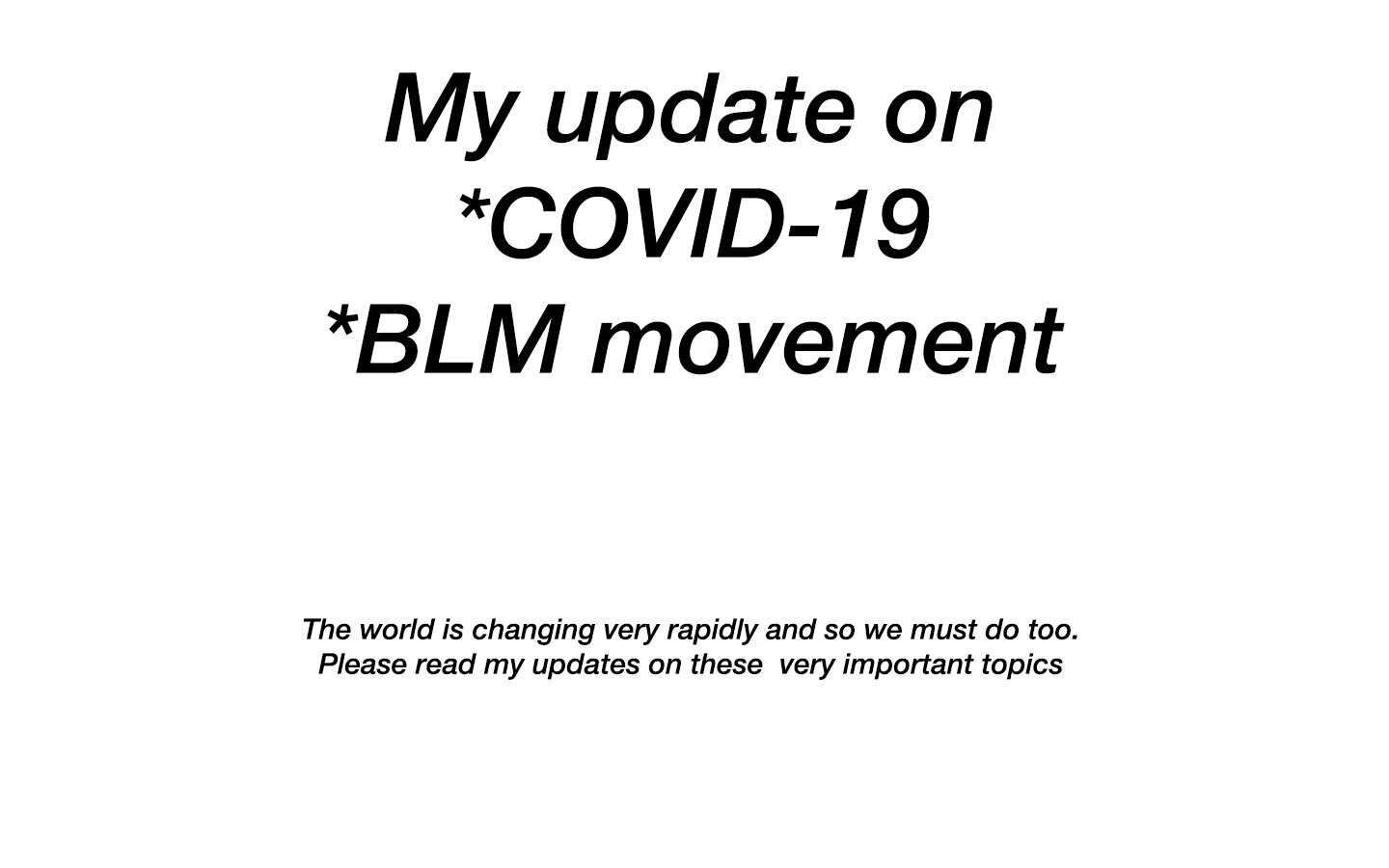 Black Lives Matter