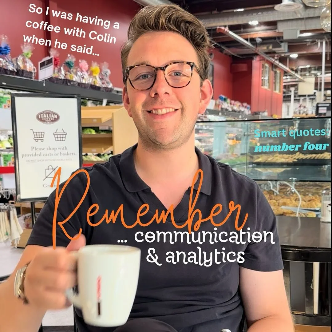 Thanks for the coffee @colintrepanier. #smartquotes