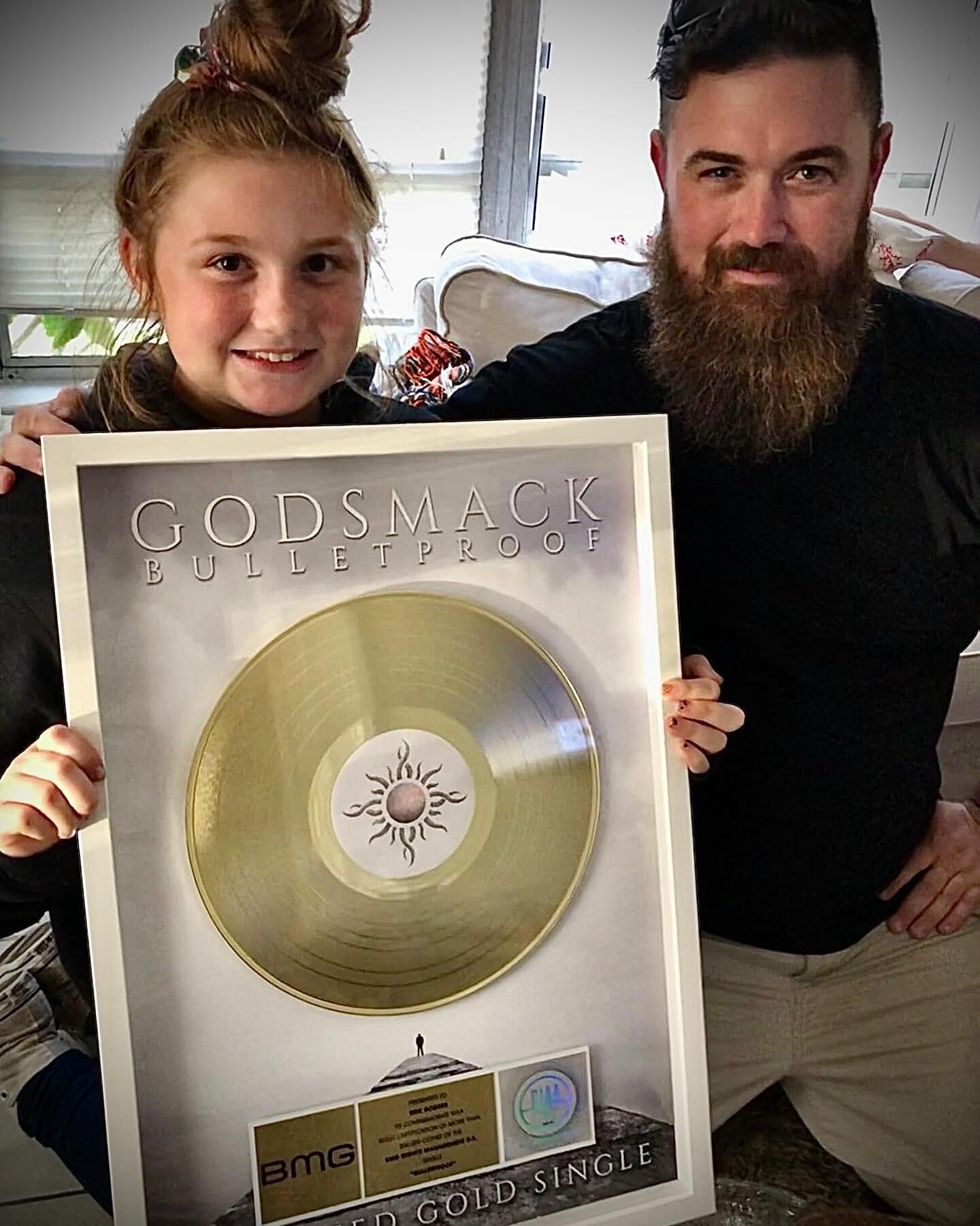 Today in 2019 I received a plaque in the mail from @godsmack

I&rsquo;ve been fortunate to work with some incredible talent over the years and @sullyerna @shannonlarkin_13 @robbiemerrill and no-social-media-having Tony Rombola are the best of the bes