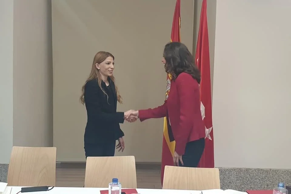 Dema Taya Speaking to the University of Madrid