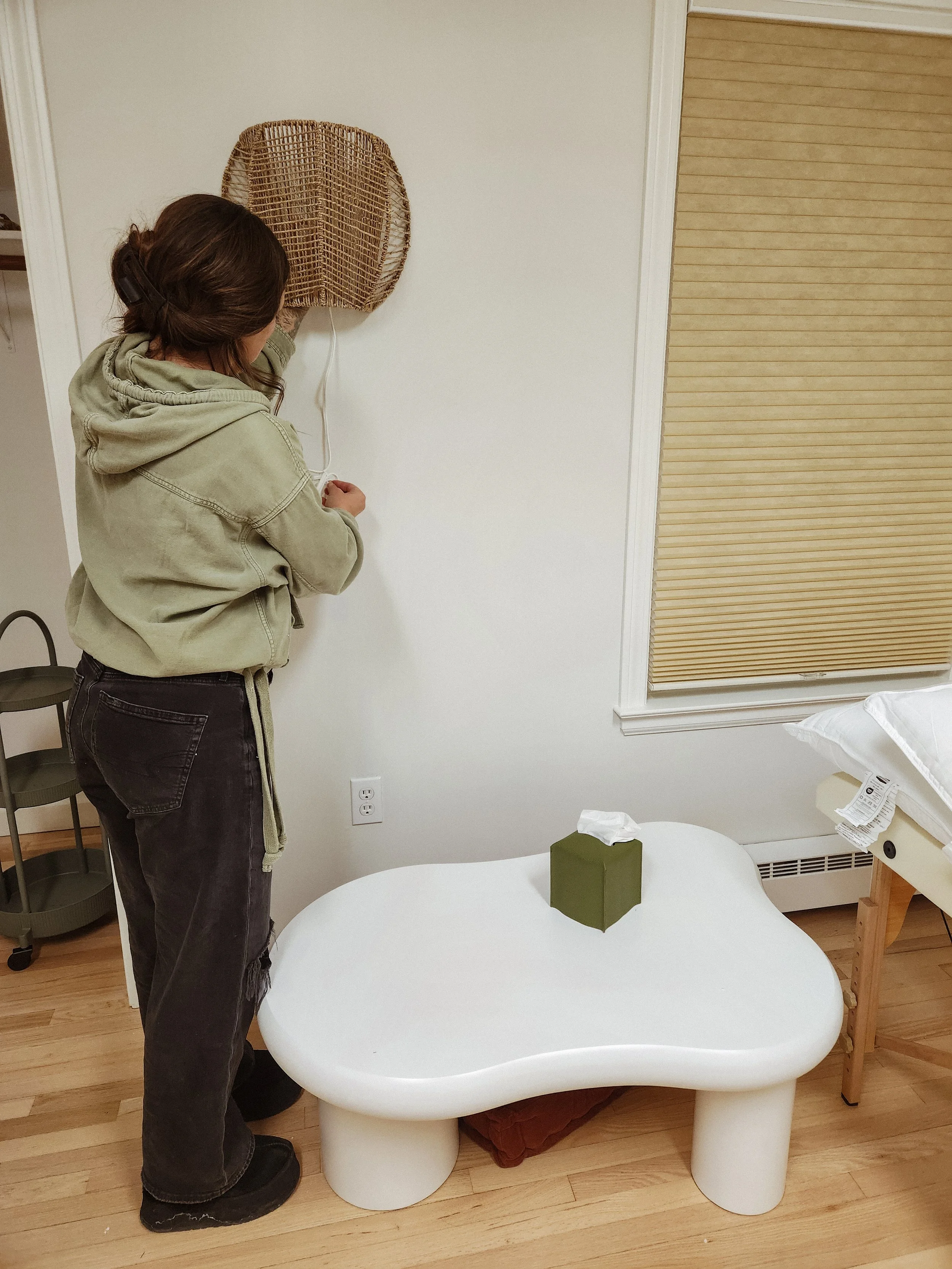 Building furniture with my daughter. We had tea in my new mugs, we had fun and we got things done. 