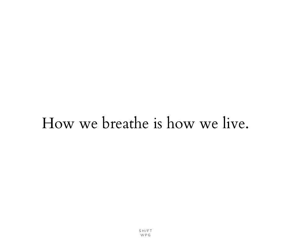Each inhale and exhale shapes our experience and our state of being. 

Conscious breathing fosters awareness, connecting us to the present moment and impacts how we exist amongst it all. 

How do you want to experience this life?

How can your breath