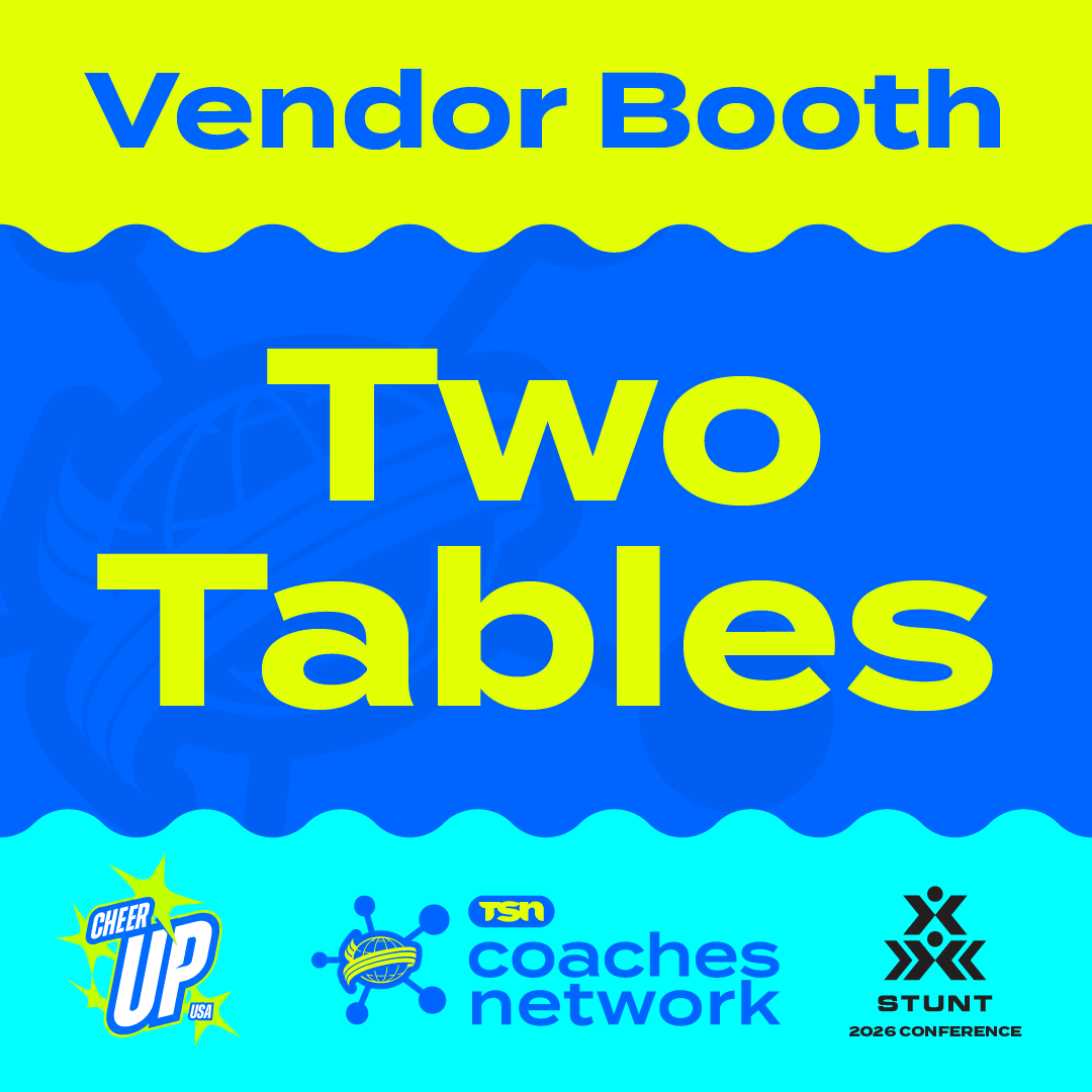 2026 TSN Coaches Conference Vendor - 2 Tables