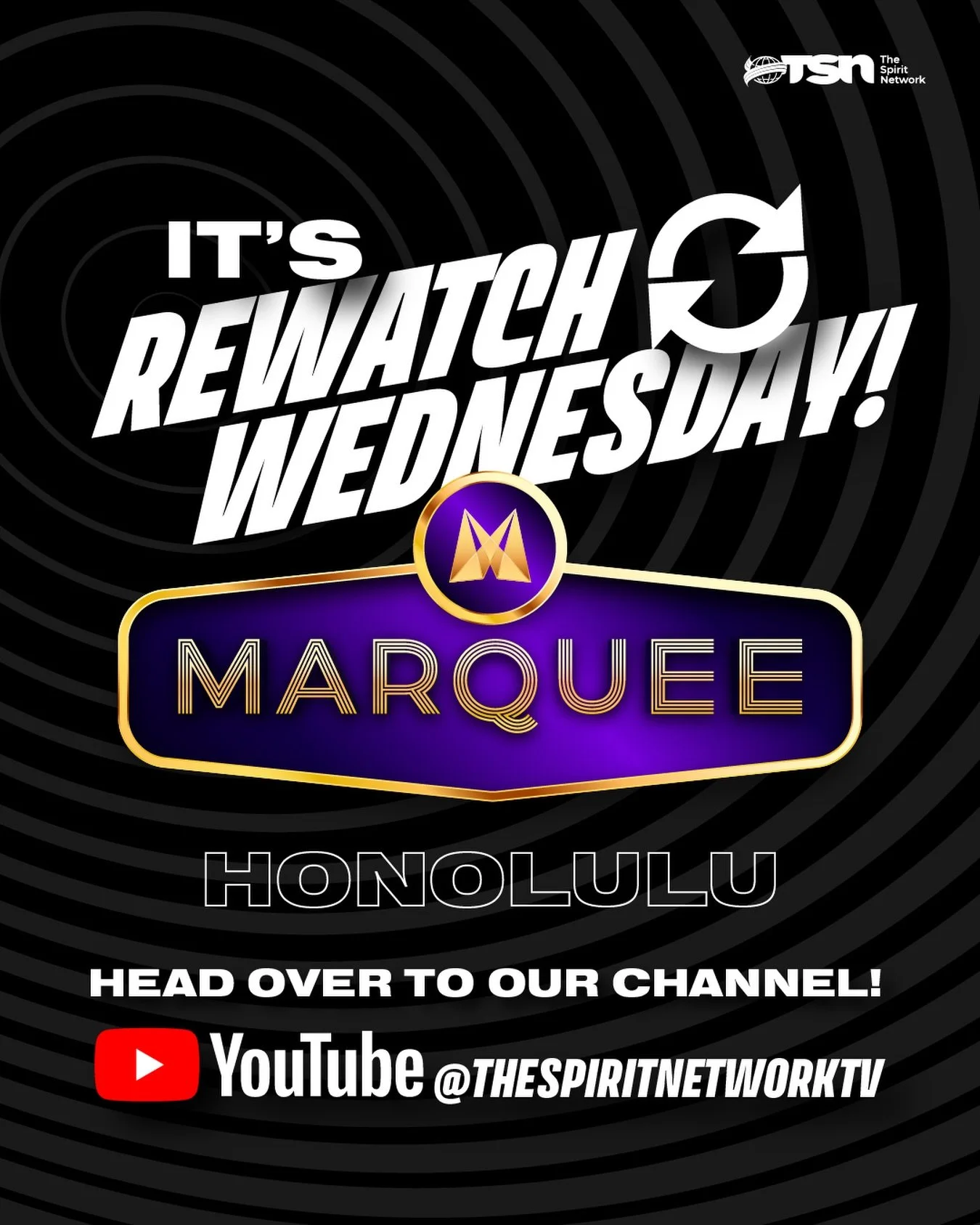 Our favorite day of the week is here! 🌀

Head over to our YouTube channel TheSpiritNetworkTV to relive all of the performances from the Hawaii Marquee! 

#TheSpiritNetwork | #RewatchWednesday