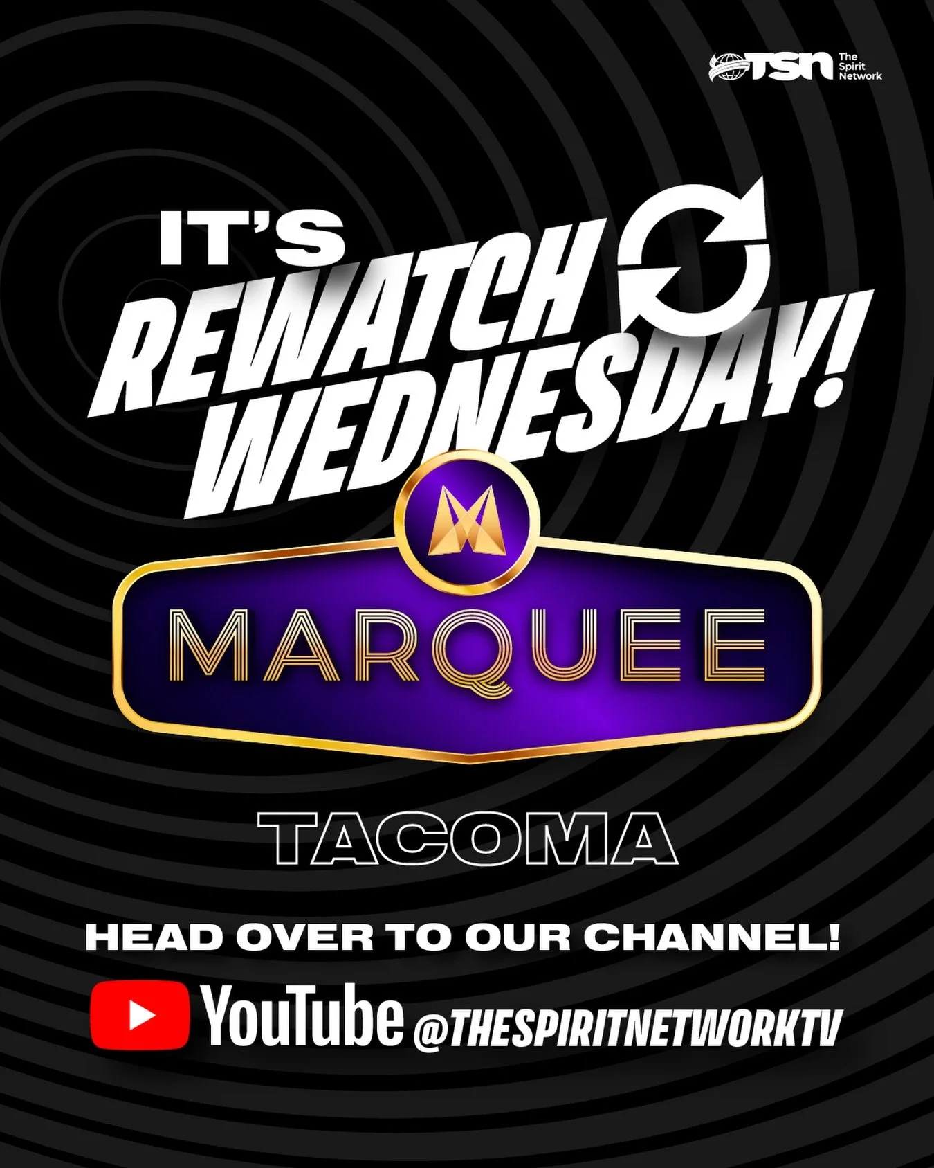 Head to our YouTube channel, TheSpiritNetworkTV, to watch back YOUR routines from the Tacoma Marquee 📽️

Make sure to drop a like and comment when you find your team&rsquo;s performance! 

#TheSpiritNetwork | #RewatchWednesday