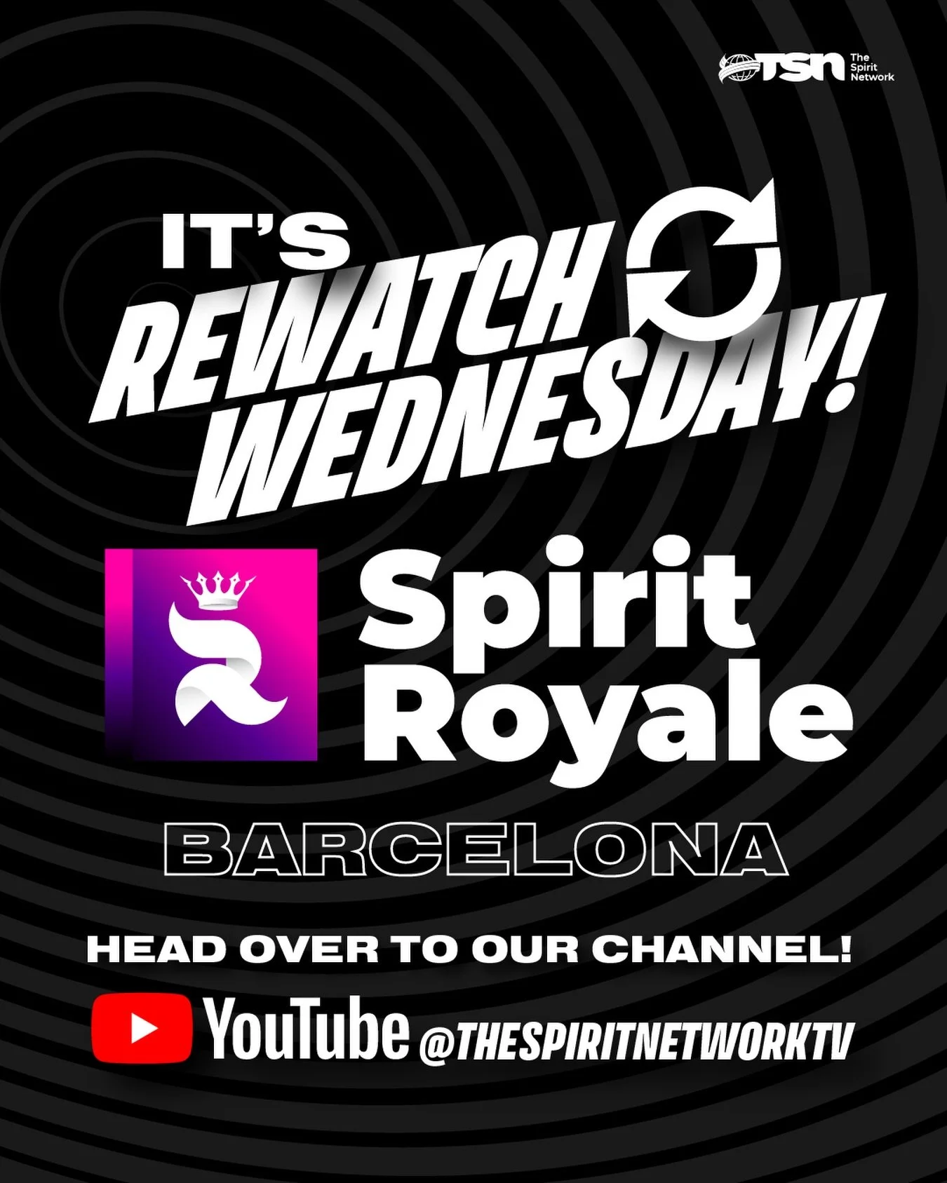 It&rsquo;s time to relive all of the best moments from the Barcelona Spirit Royale! 🌀

Head to TheSpiritNetworkTV on YouTube to find all of the routines from this incredible weekend! 

#TheSpiritNetwork | #RewatchWednesday