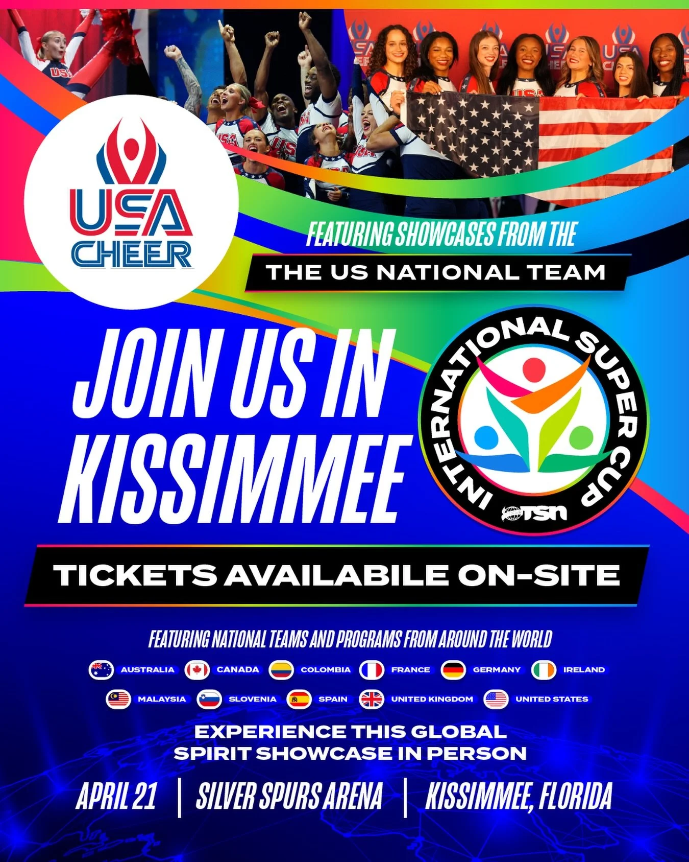 TODAY IS THE DAY! 💙

Come support your favorite national teams and programs as they take the mat at the 2026 International Super Cup! 🏆

#TheSpiritNetwork | #InternationalSuperCup