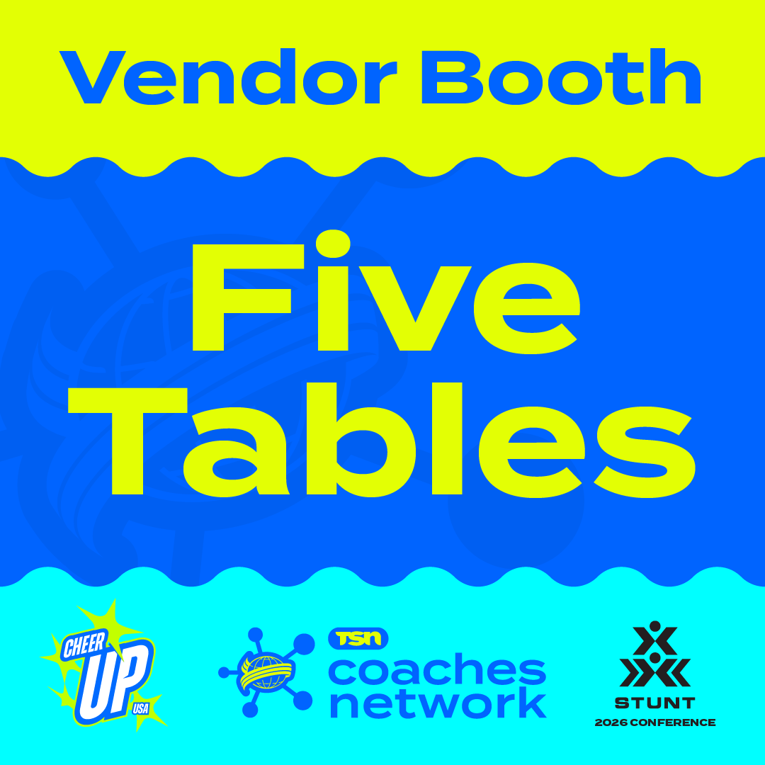 2026 TSN Coaches Conference Vendor - 5 Tables