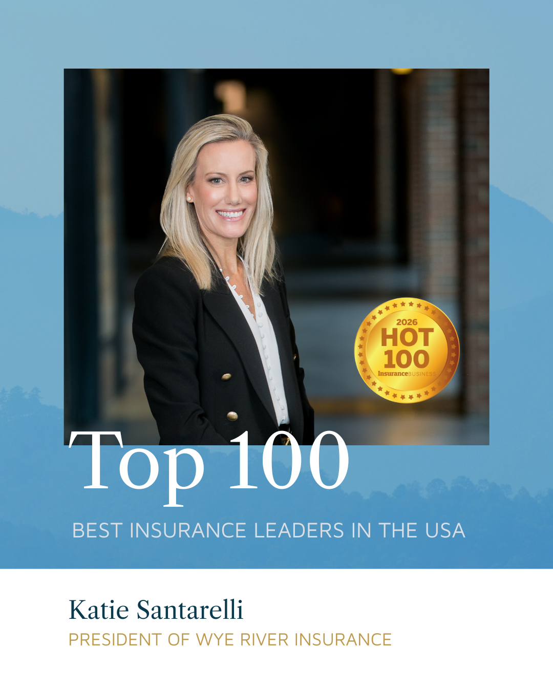 Katie Santarelli Named to Insurance Business America’s Hot 100 List
