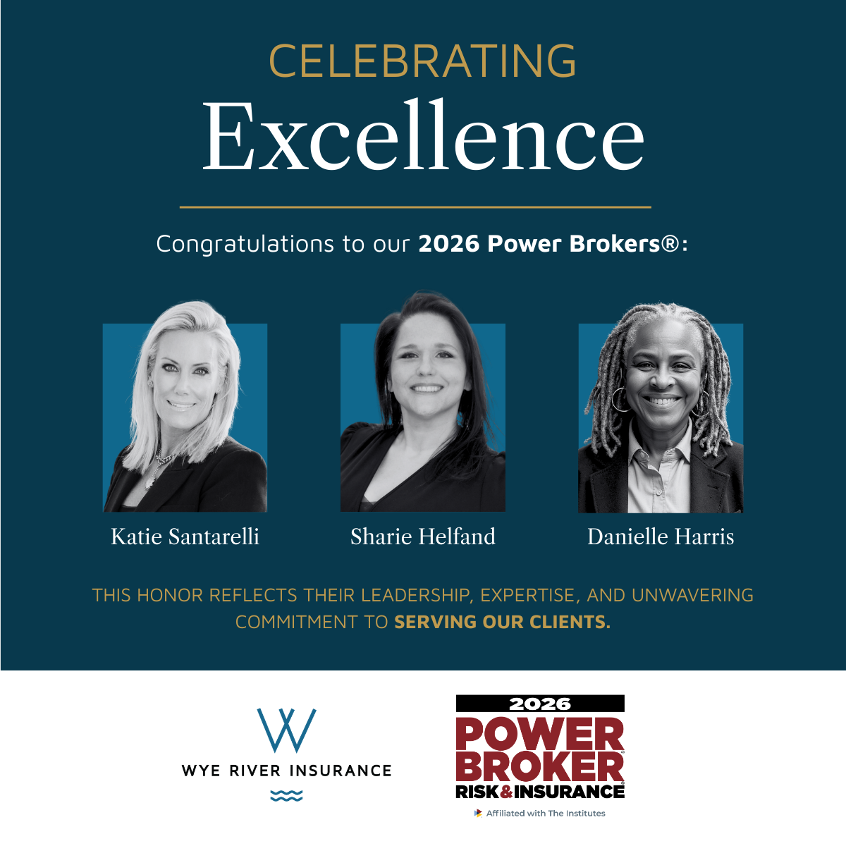 Wye River Insurance Team Named 2026 Power Brokers® by Risk &amp; Insurance