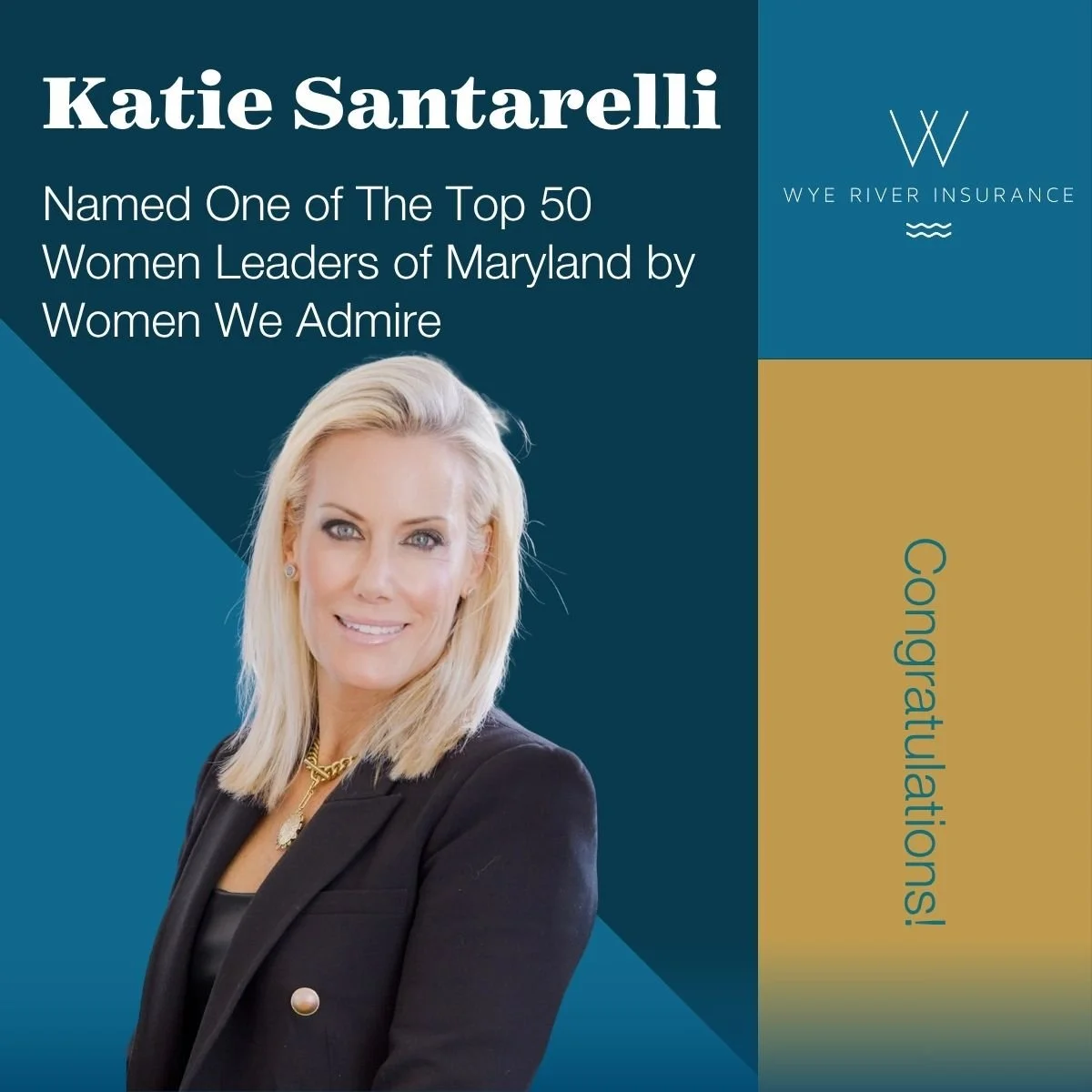 Katie Santarelli Named One of the Top 50 Women Leaders of Maryland