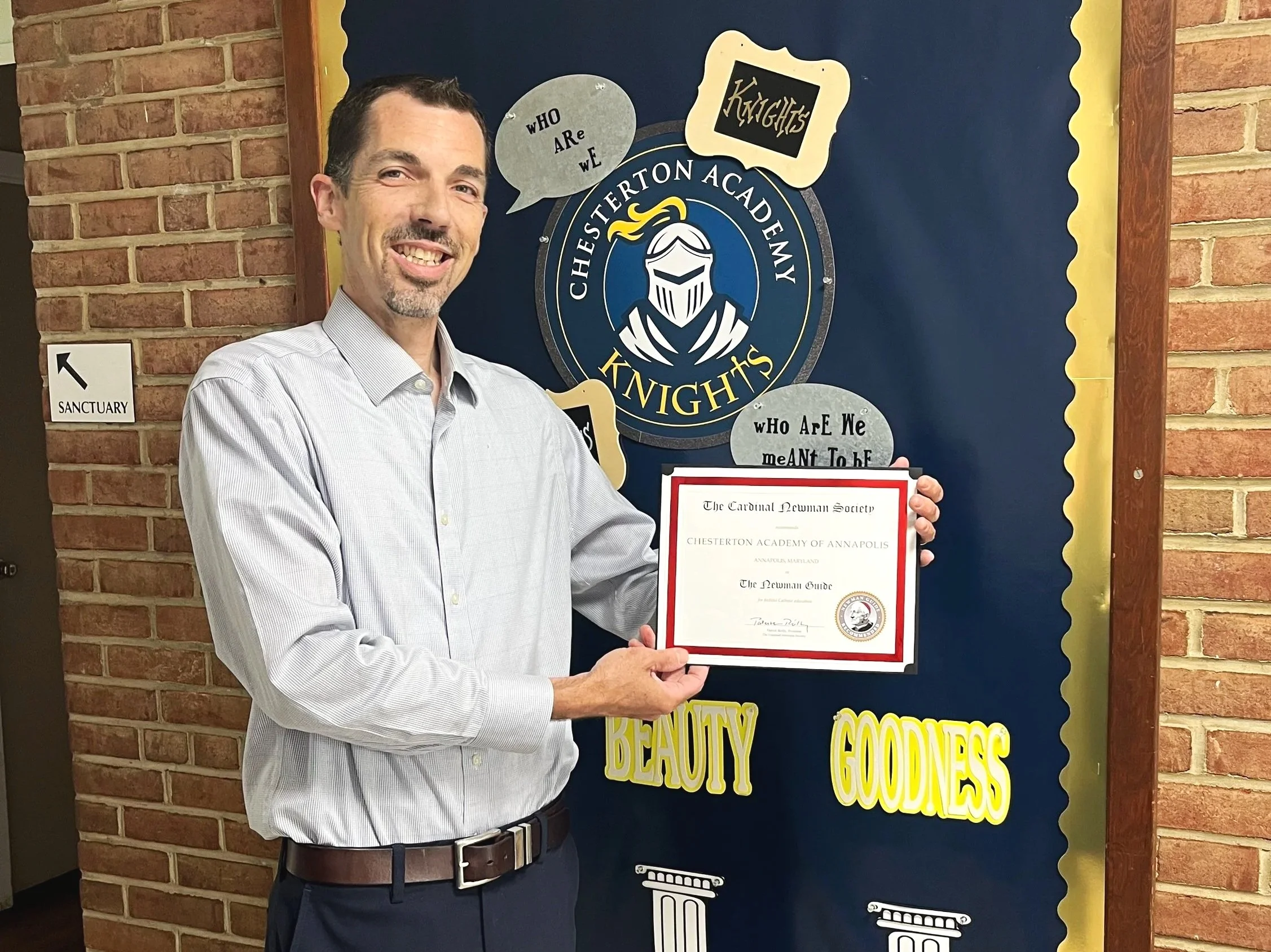 Chesterton Academy of Annapolis becomes Newman Guide Recommended