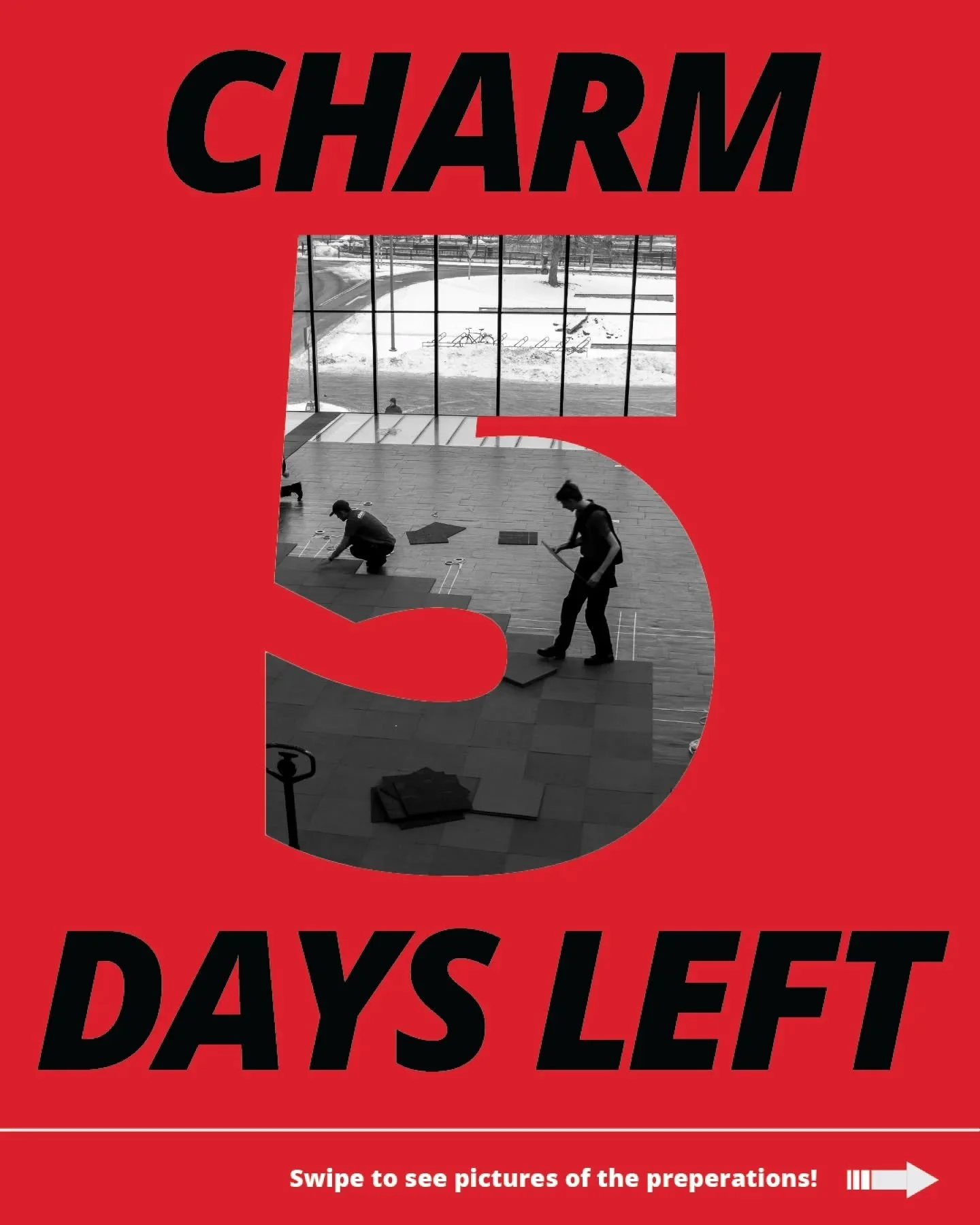 😍 5 DAYS LEFT UNTIL CHARM&nbsp;😍

The carpet is coming to place! We&rsquo;ve moved over to SB as well to start building Ljusg&aring;rden and are moving forward piece by piece!

We want to say thank you to all the coordinators, hosts and pateter who