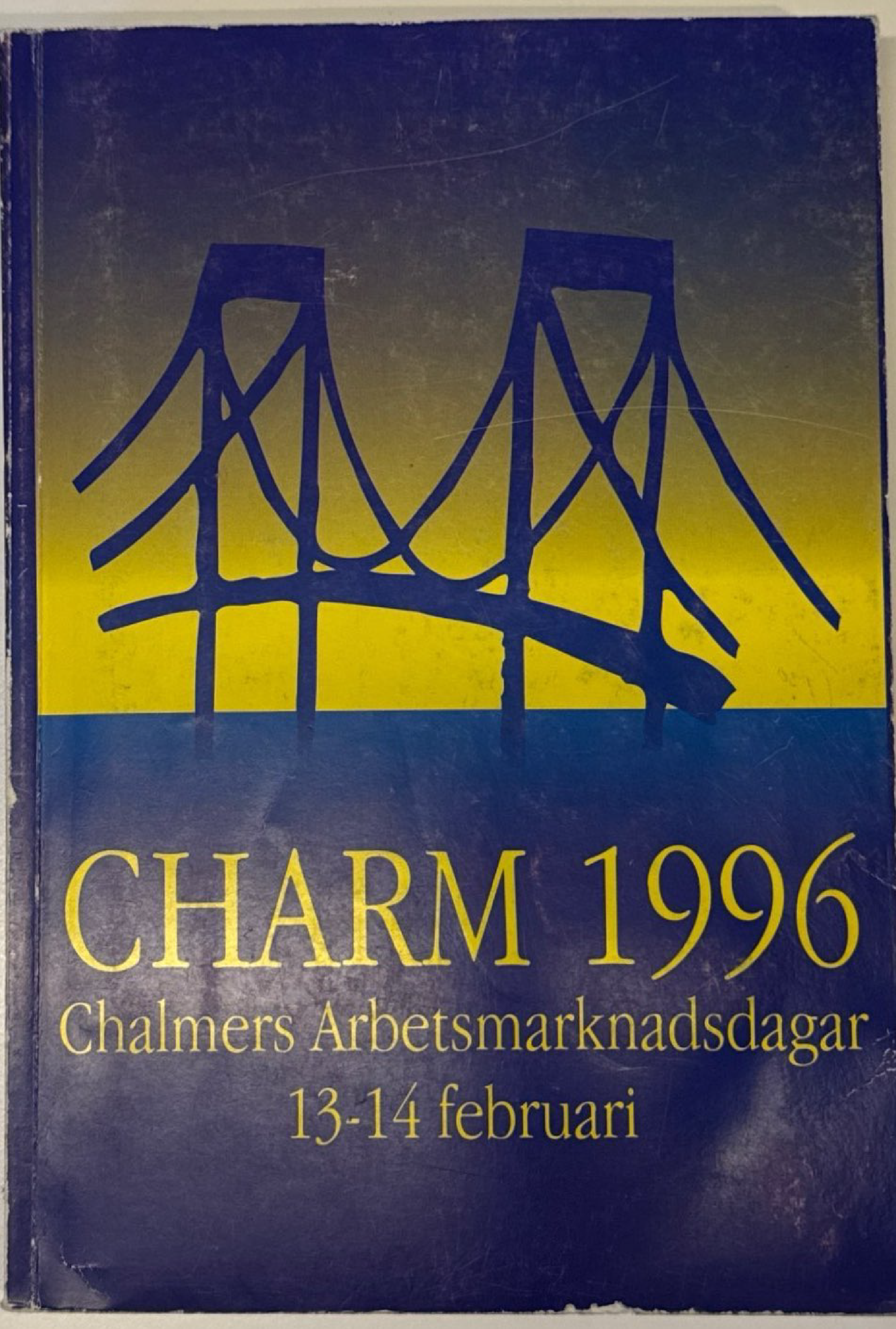 Catalogue 1996 - the first time the CHARMlogo of the bridge appears