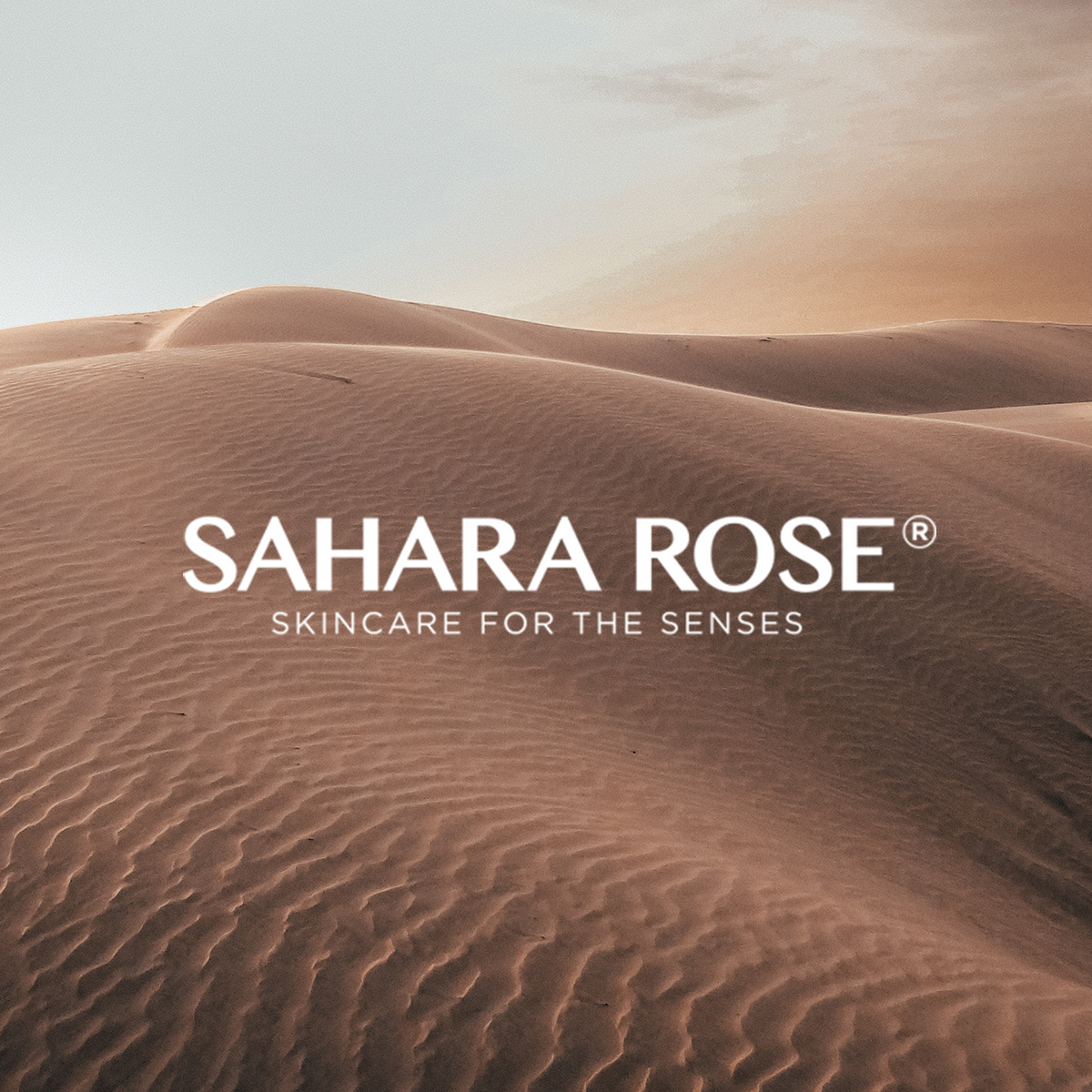Sahara Desert with Sahara Rose Logo