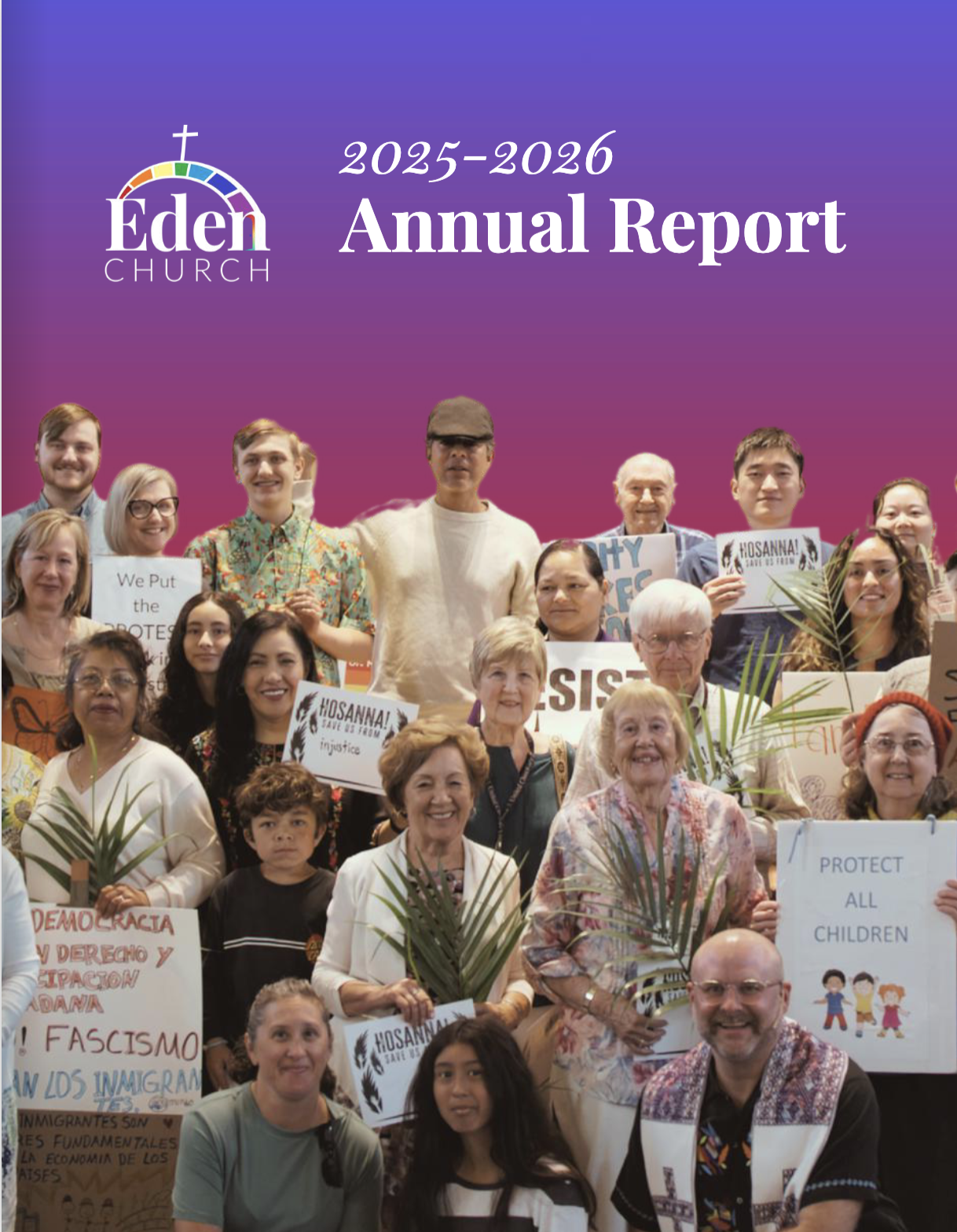 Cover of Eden 2025-2026 Annual Report