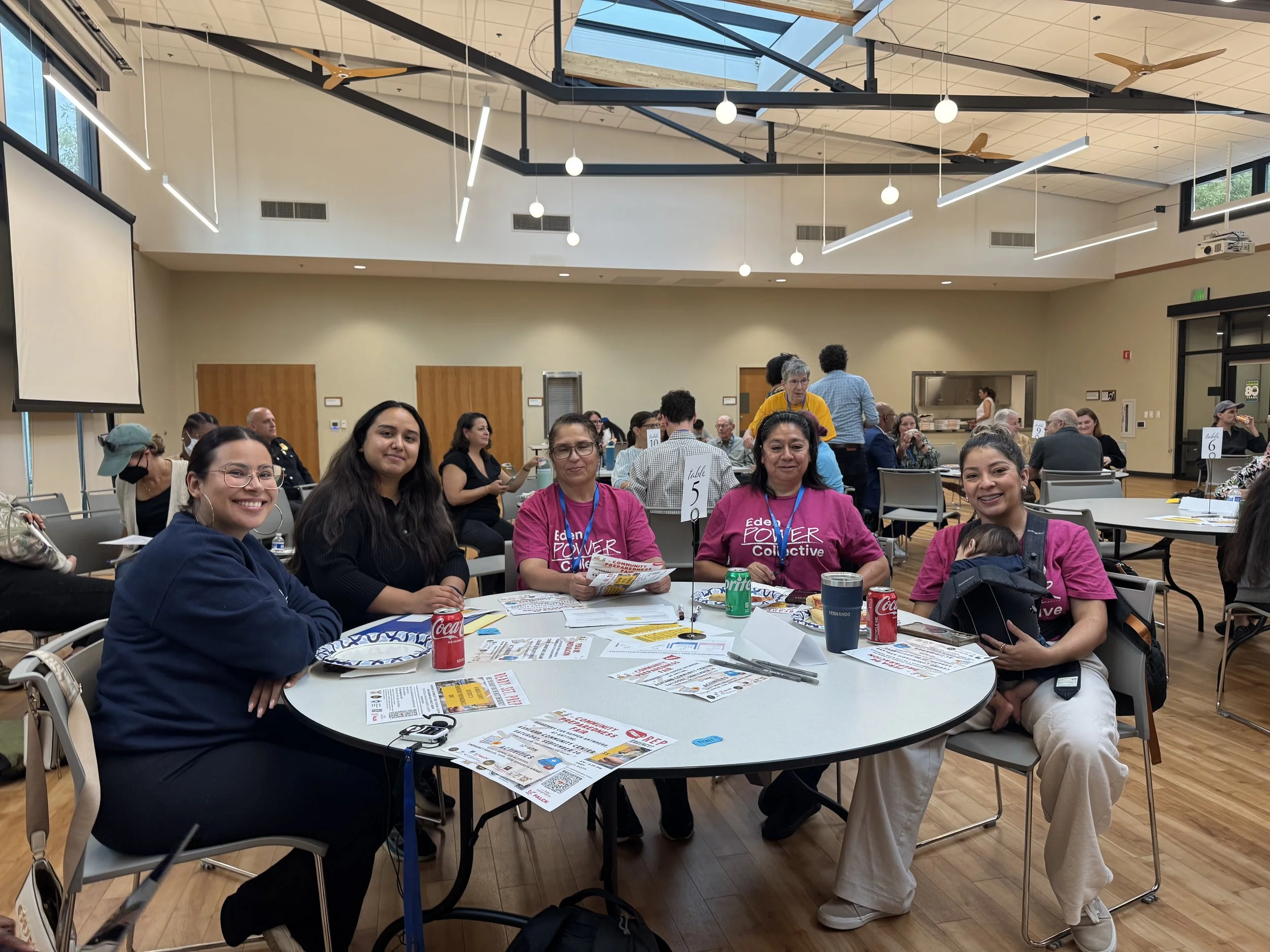 Eden Power Collective team at a table
